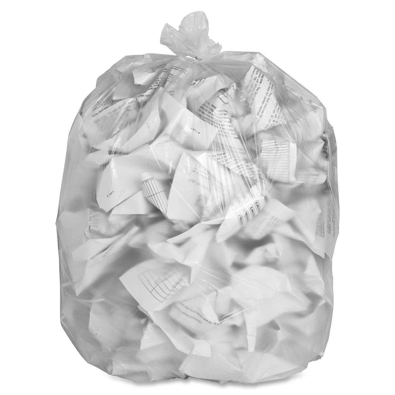 Premium High-Density Resin Trash Bags - Heavy Duty, Leak Proof & Odor Control - Perfect for Kitchen, Bathroom & Outdoor Waste Disposal