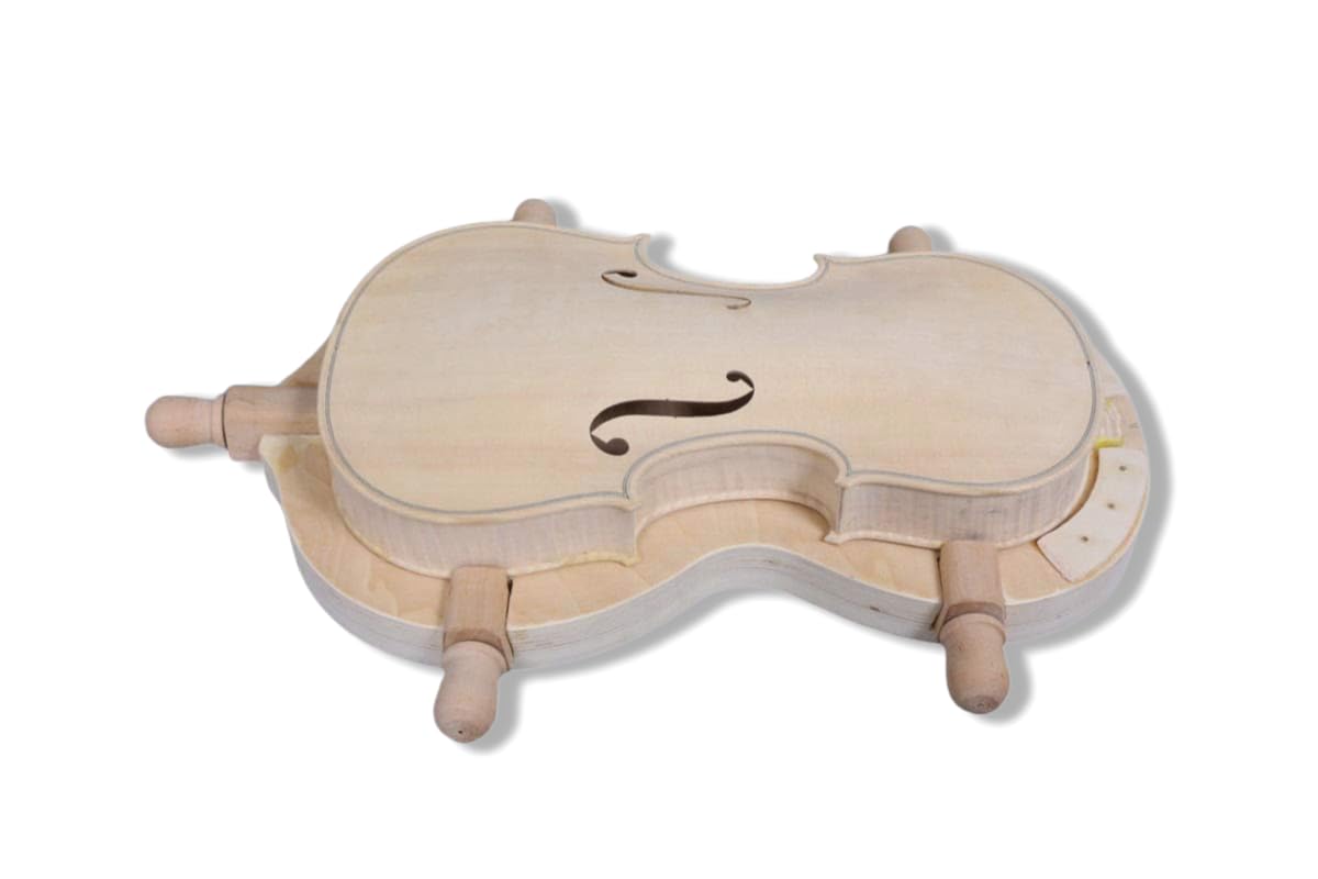Yinfente 4/4 & 3/4 Violin Cradle Tool - Professional Violin Making & Repair Tool for Luthiers - Secure Violin Body Holder for Carving & Maintenance - Perfect for Workshop & Instrument Repair