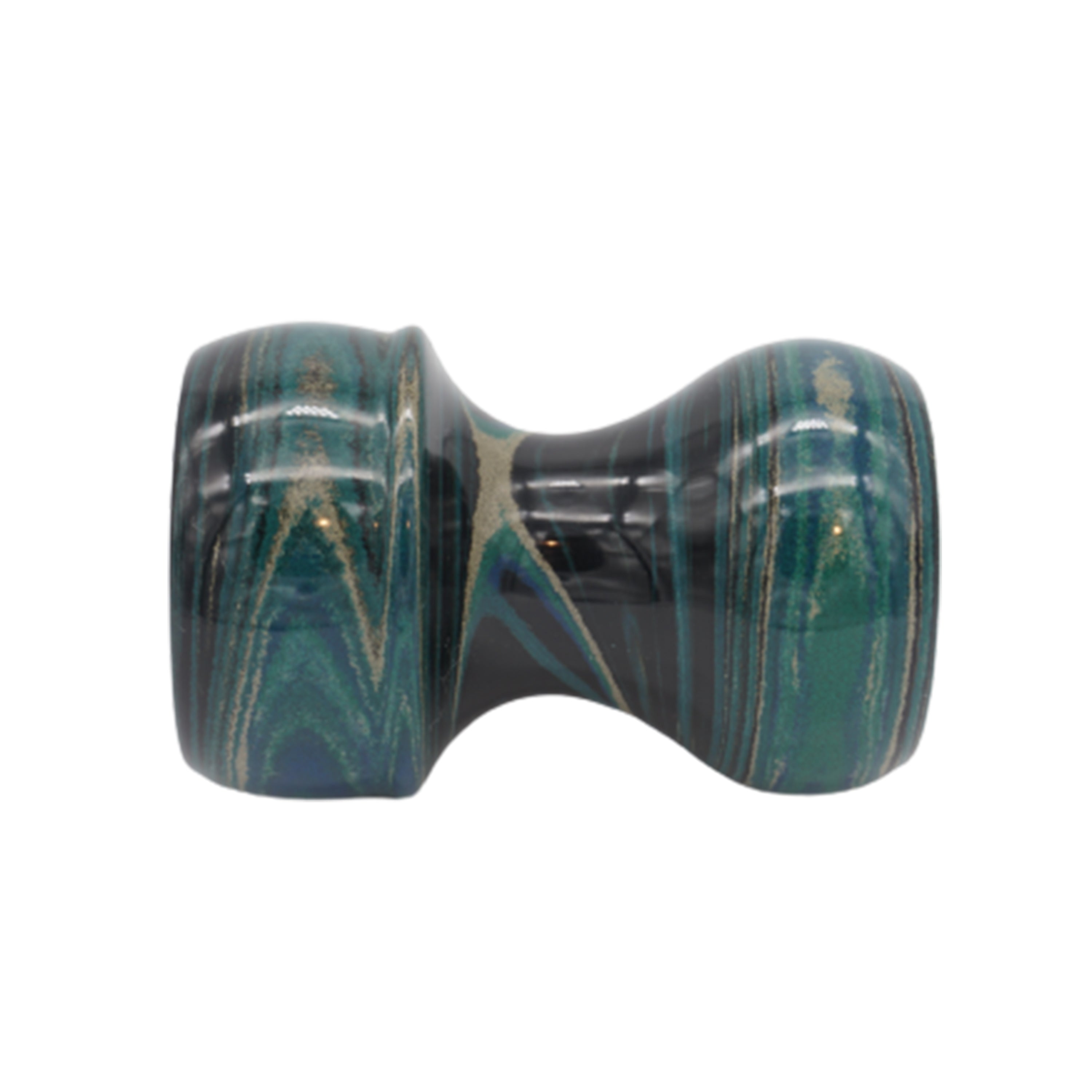 Premium Handcrafted Ebonite Shaving Brush Handle - Fits 24mm & 26mm Knots - Perfect for Wet Shaving, Grooming Kits & Luxury Bathroom Accessories