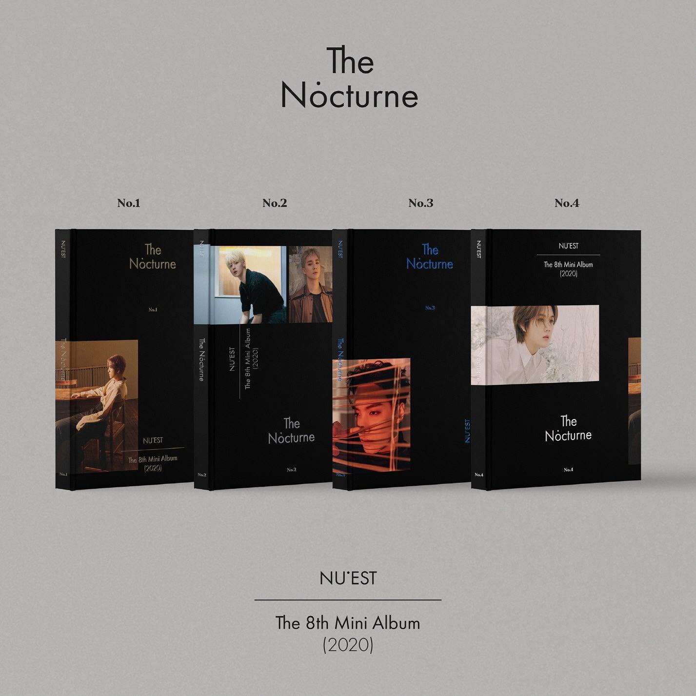 NU'EST 8TH MINI ALBUM 'THE NOCTURNE' K-POP CD + Official Poster - Perfect for K-POP Fans Collection and Room Decor