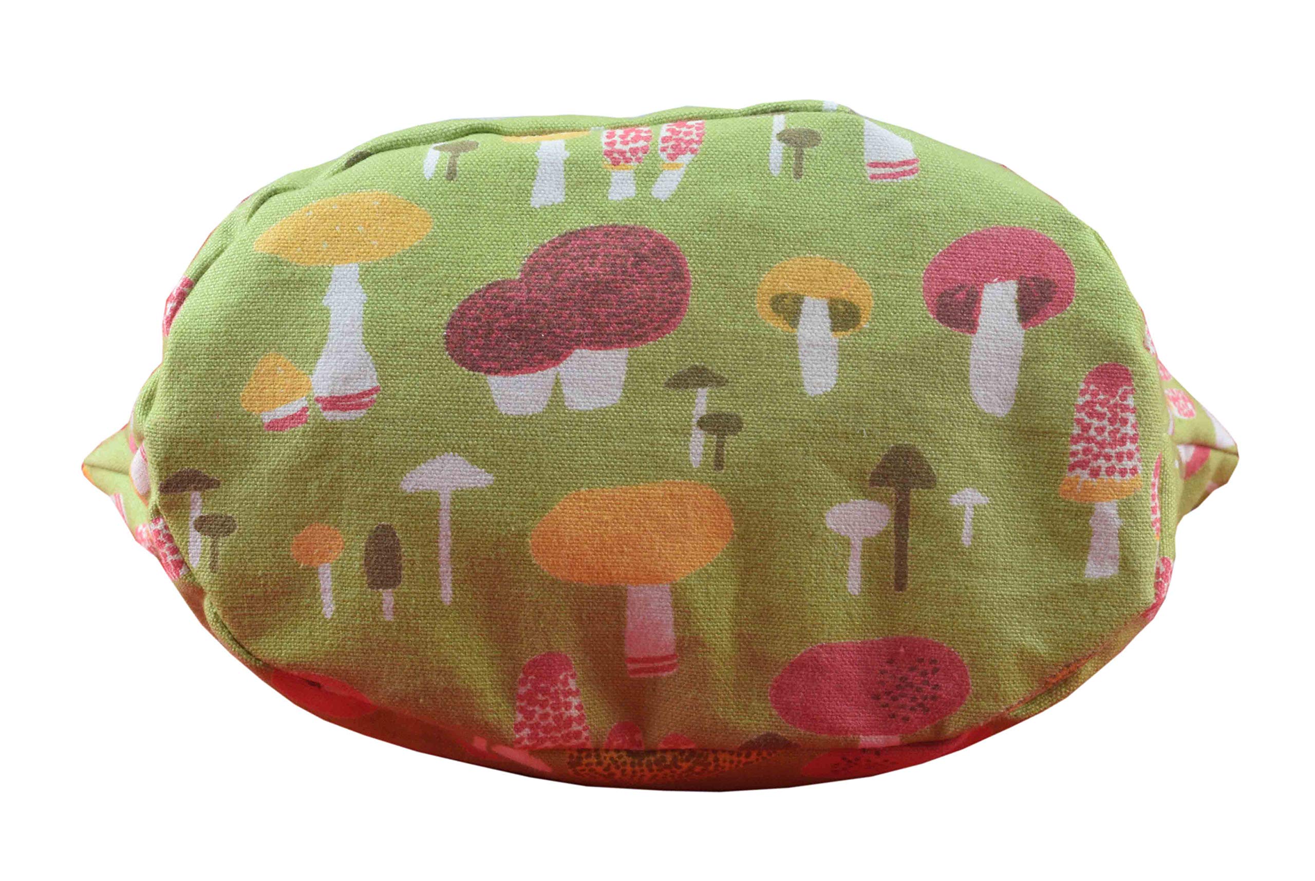 HVE Women's Mushroom Print Makeup Bag | Waterproof Cosmetic Pouch for Travel & Daily Use | Toiletry Organizer for Makeup Brushes & Accessories | Perfect Gift for Girls & Women (9.8x5.7x2.8 inches) | Great for Travel, Gym & Home Storage