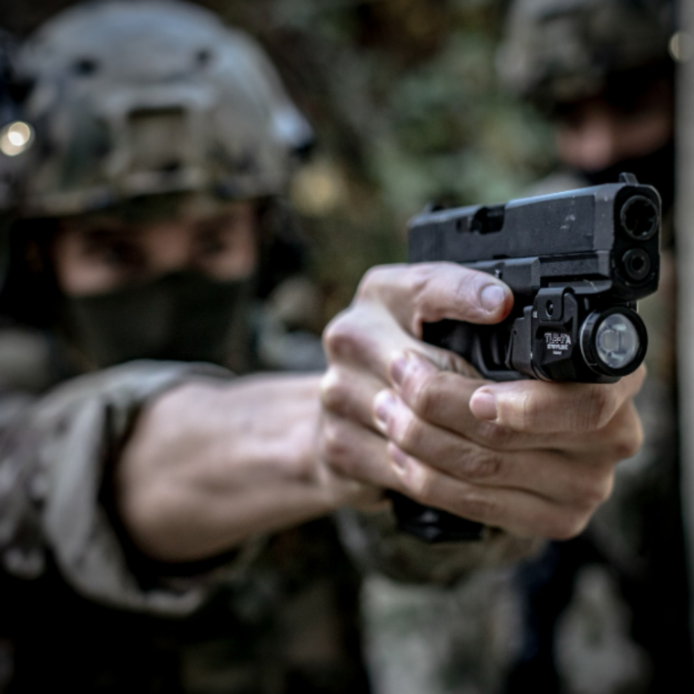 Streamlight TLR 7 Sub Tactical Flashlight - 500 Lumens, Multi Fuel, 5000 Candela | Compact Weapon Light for Pistols & Handguns | Ideal for Home Defense, Law Enforcement & Concealed Carry