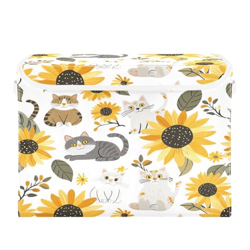Sunflowers and Cats