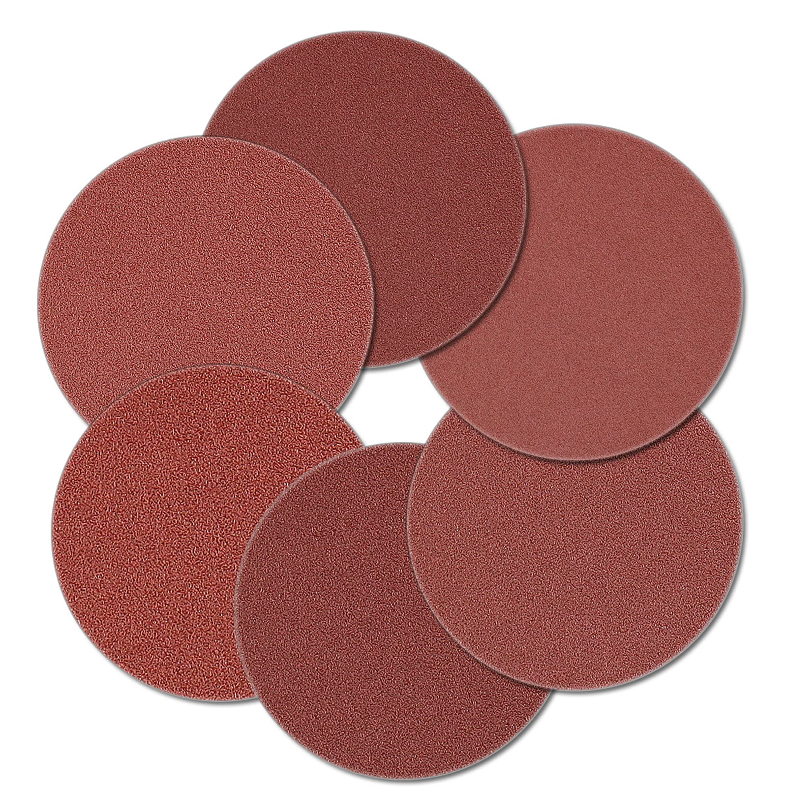 60 Pack 5 Inch PSA Sanding Discs - Self Adhesive Aluminum Oxide Sandpaper Assortment (10 Each of 80/100/120/180/240/400 Grits) for DA Sander - Perfect for Automotive Paint Sanding, Woodworking & Metal Polishing - Ideal for Car Restoration, Furniture Refinishing & DIY Projects