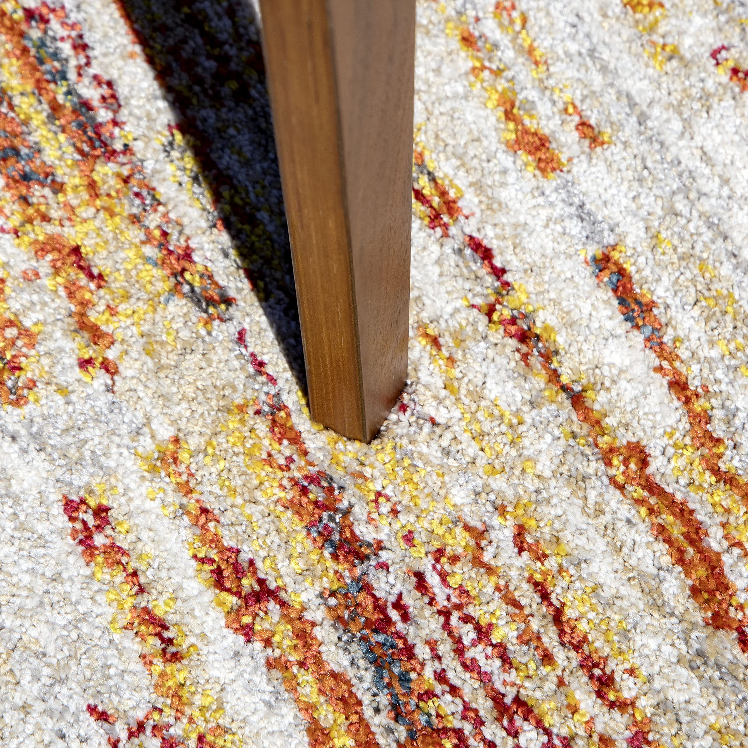 Orian Rugs West End Movement Area Rug - Soft Modern Bohemian Rug for Living Room, Bedroom & Home Decor
