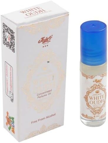 100% Natural HNL White Oudh Roll-On Perfume Oil - 8ml Long-Lasting Fragrance for Women & Men | Perfect for Daily Wear, Special Occasions & Gift Giving