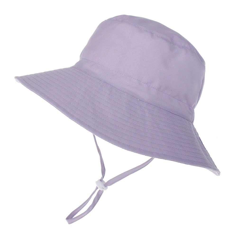 UPF 50+ Baby Sun Hat for Toddlers - Adjustable Wide Brim Beach Swim Hat for Boys & Girls - Summer Sun Protection for Infants - Perfect for Outdoor Play, Beach Trips & Pool Days