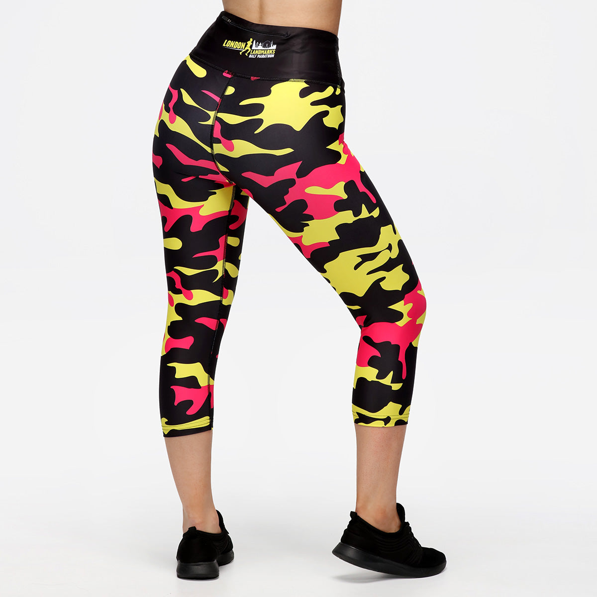 LLHM Camouflage Capri Pants for Women - Outdoor Hiking, Camping & Casual Wear - Lightweight Quick-Dry Active Leggings