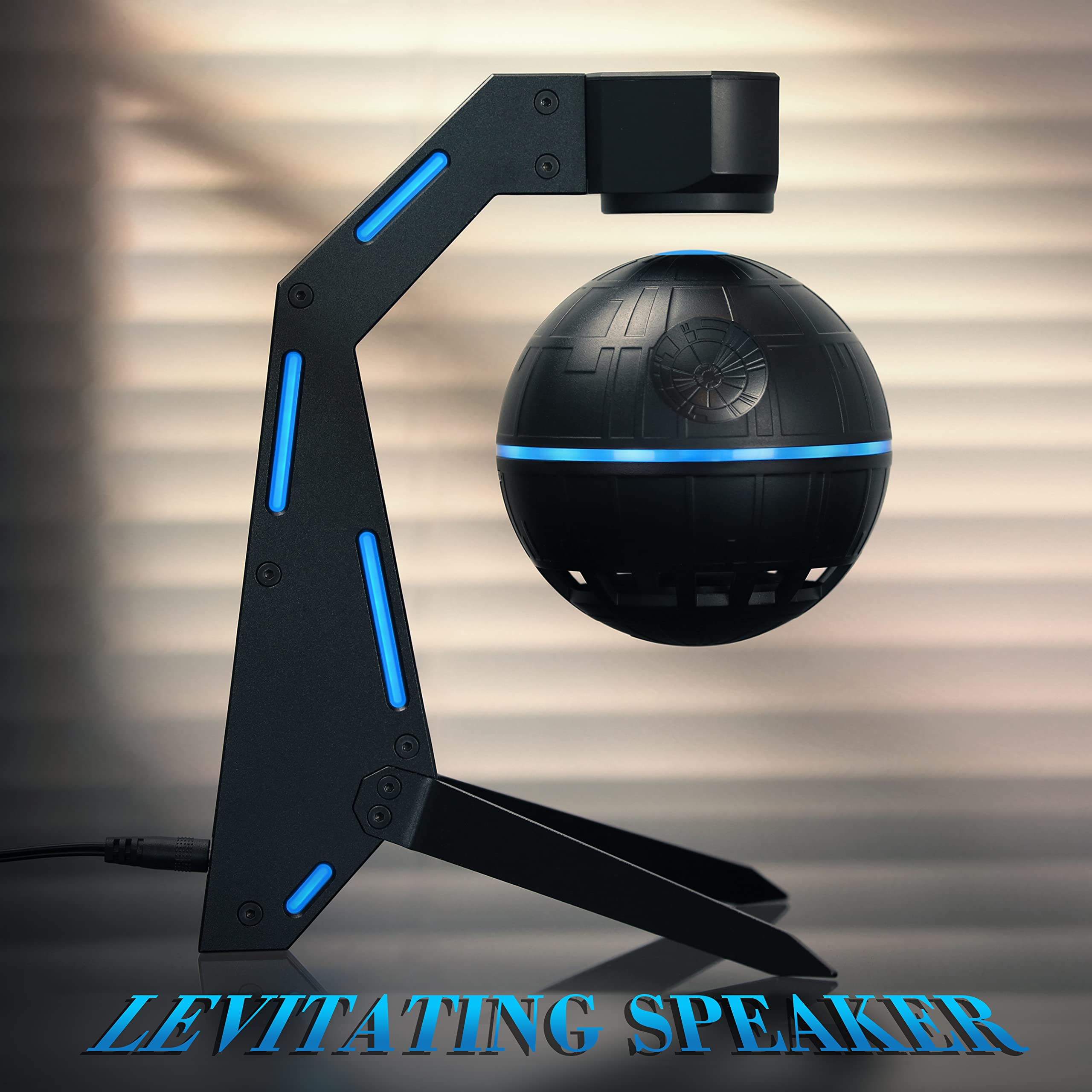 Floating Bluetooth Speaker with Magnetic Levitation - 5W Powerful Sound, Bluetooth 5.1, Cool Tech Gadget for Home & Office Decor | Perfect Gift for Men, Music Lovers & Tech Enthusiasts | Great for Parties, Bedroom, Workspace & Unique Gift Giving