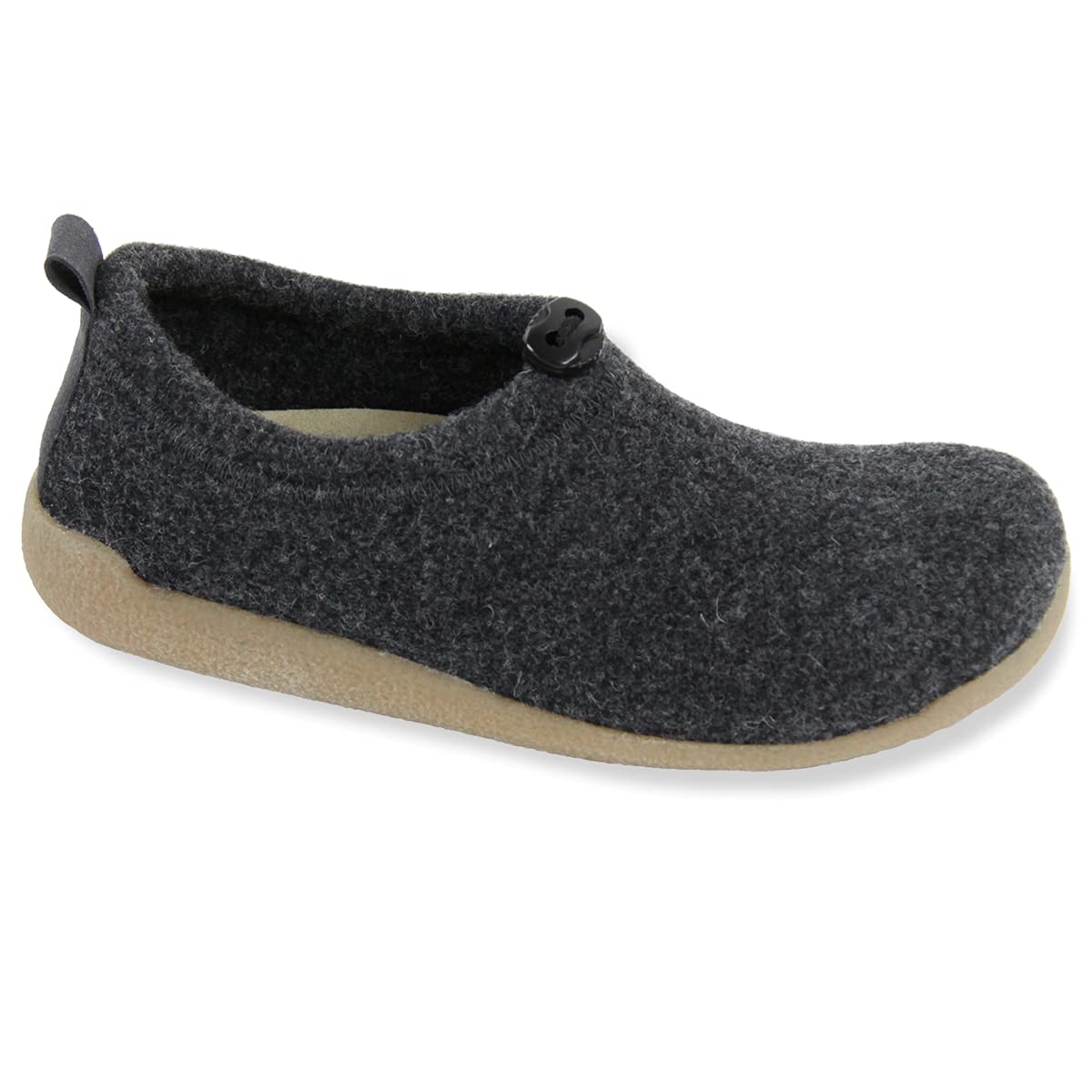 Sanita Lodge Wool Clogs for Men & Women - Adjustable Closed-Back Slippers with Removable Footbed | Indoor/Outdoor Comfort Shoes for Home, Spa & Garden Use