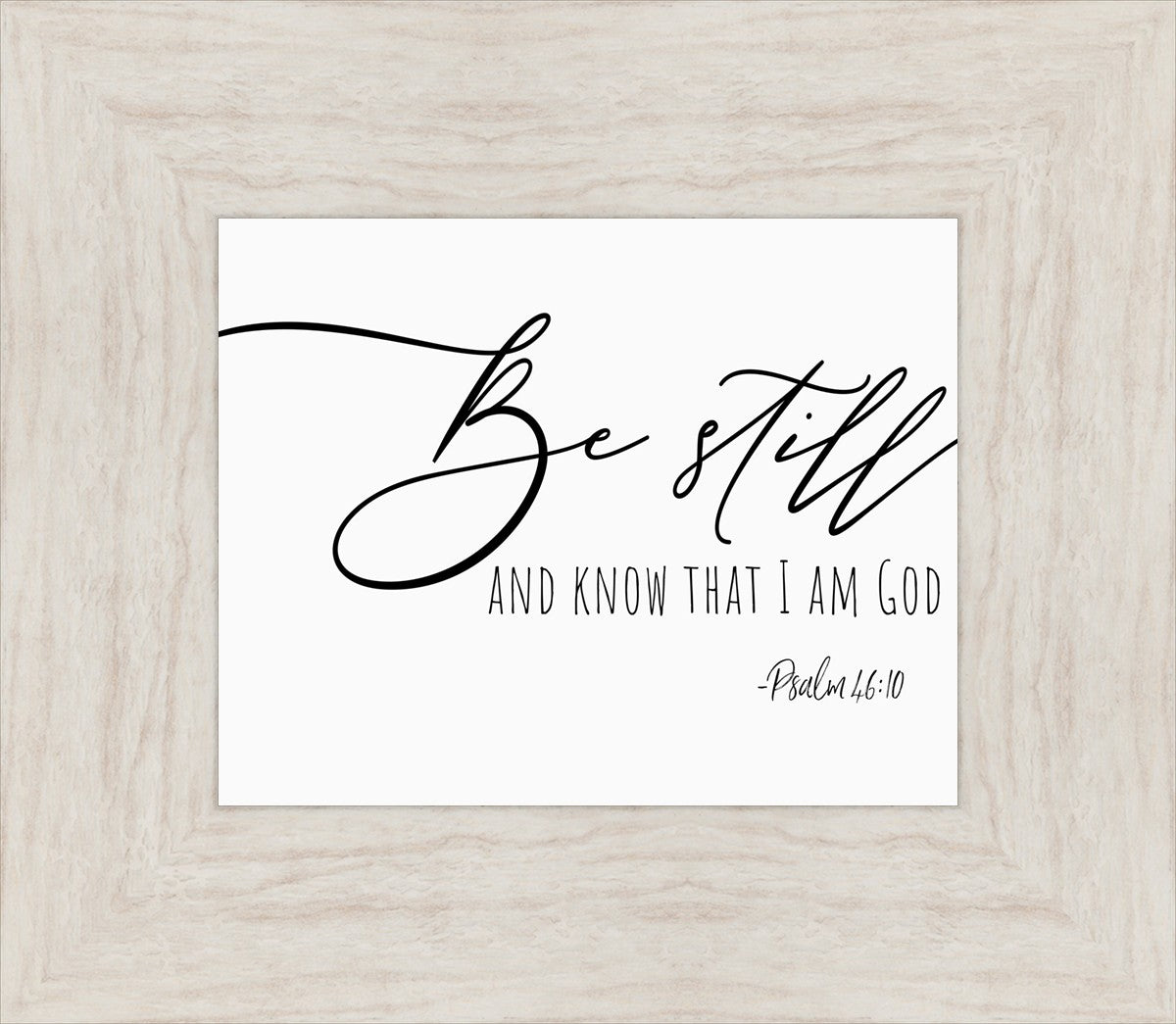 Be Still By Paige Tilly - Inspirational Wall Art Decor for Home & Office - Perfect for Living Room, Bedroom or Gift Giving