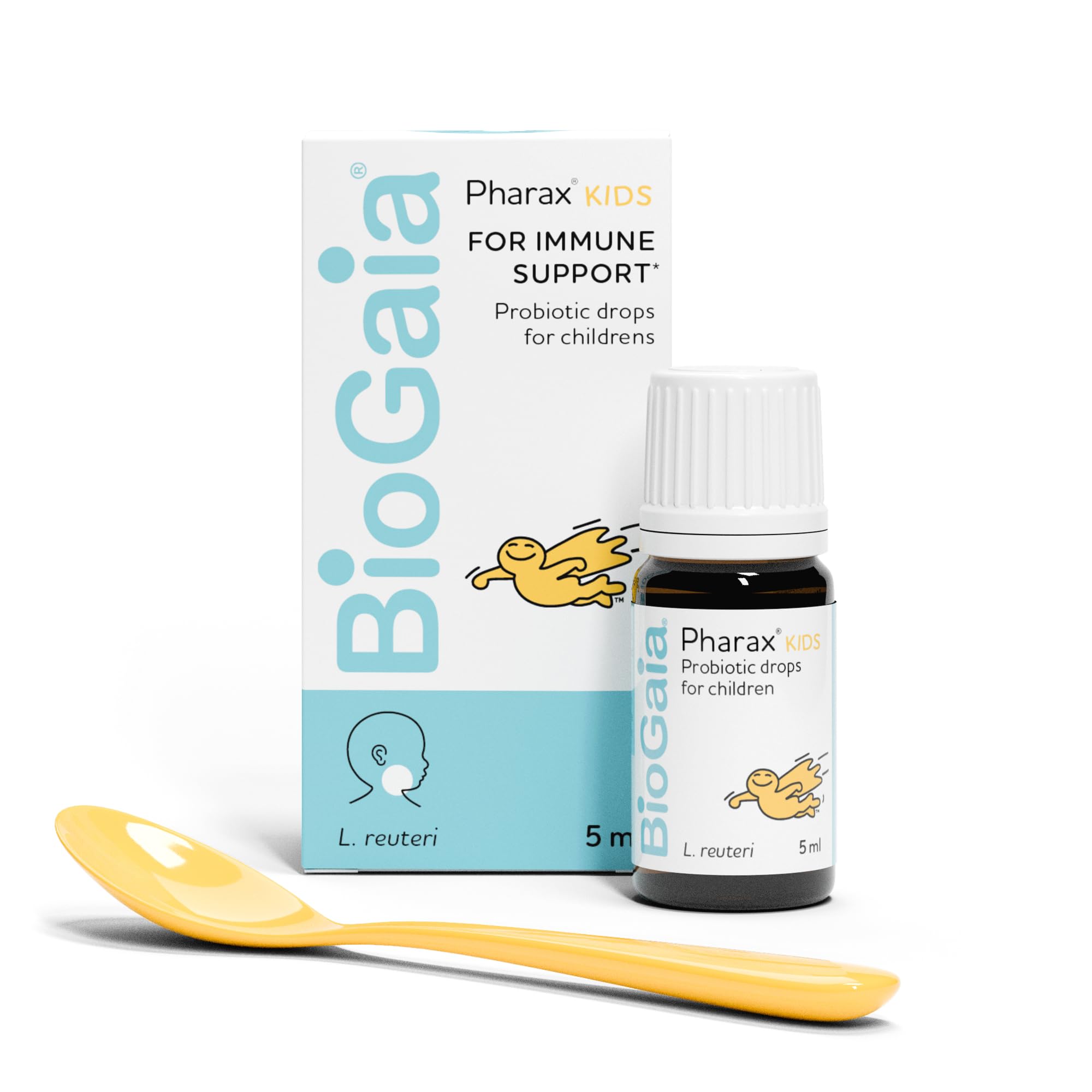 BioGaia Protectis Baby Probiotic Drops 5ml - Supports Digestive Health & Immune System for Infants & Toddlers - Ideal for Colic, Gas & Constipation Relief