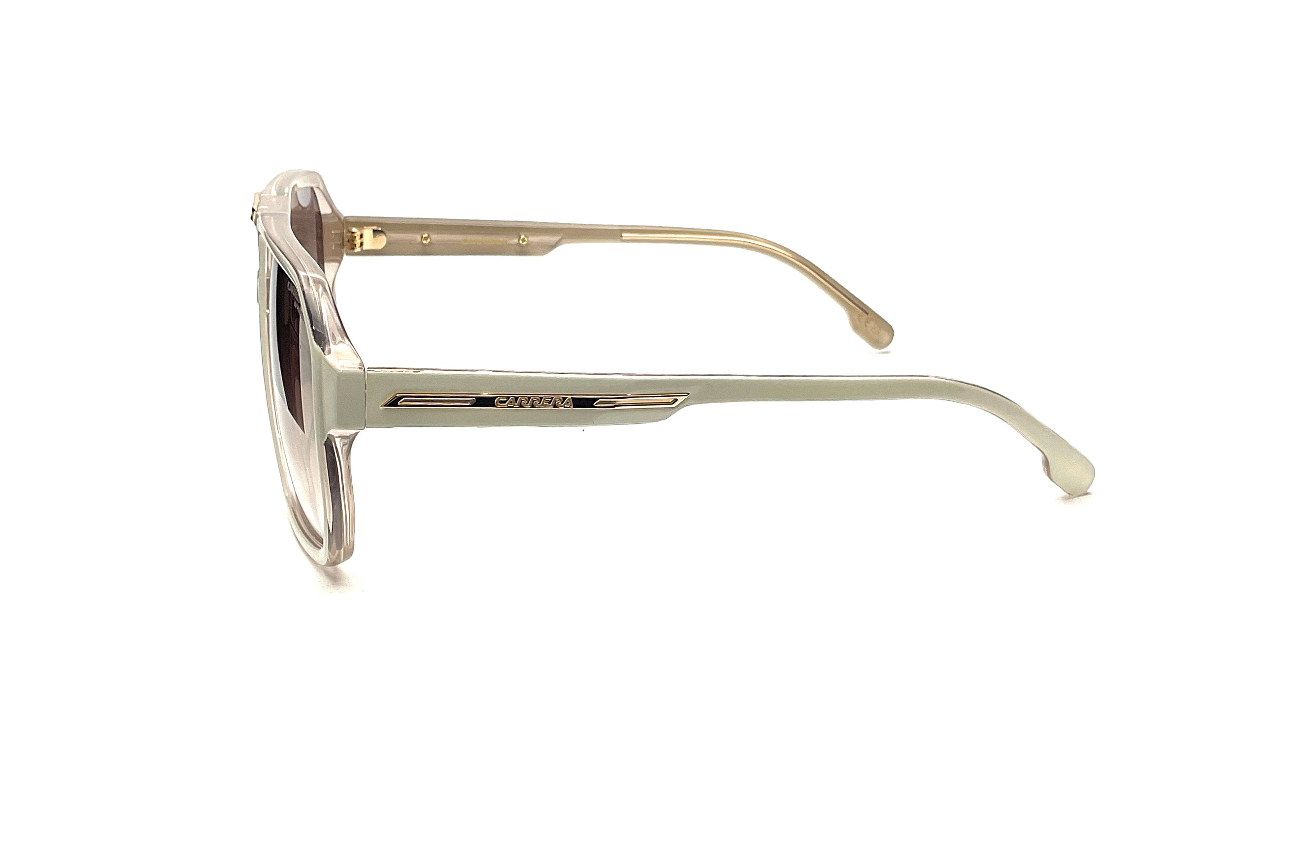 Carrera Victory C 01/S Sunglasses - Gold Ivory Frame - UV Protection - Luxury Fashion Eyewear for Men & Women - Perfect for Driving, Travel & Outdoor Activities