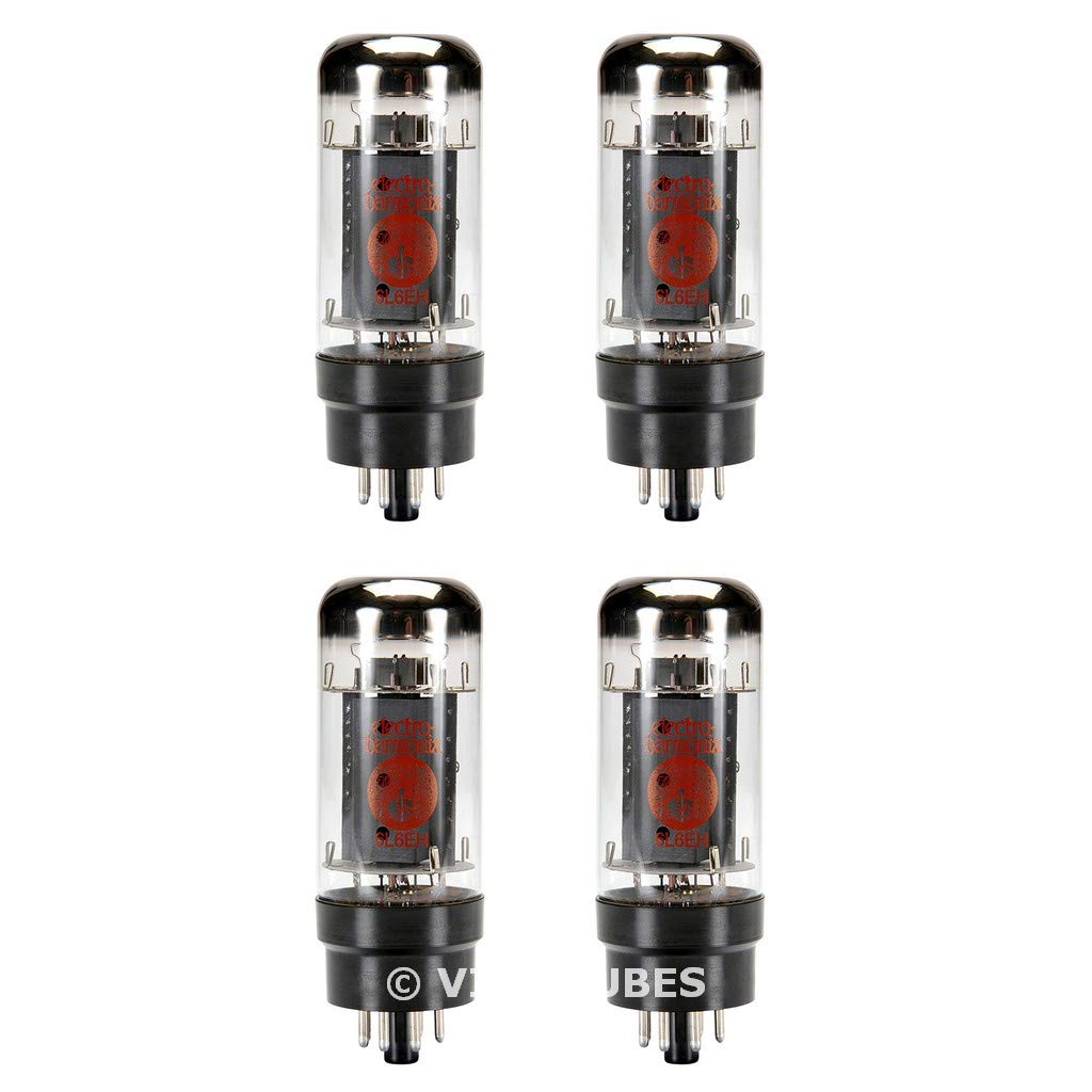 Electro-Harmonix 6L6 Vacuum Tube - Apex Matched Quad for Guitar Amps & Audio Equipment | High-Quality Replacement for Music & Studio Use