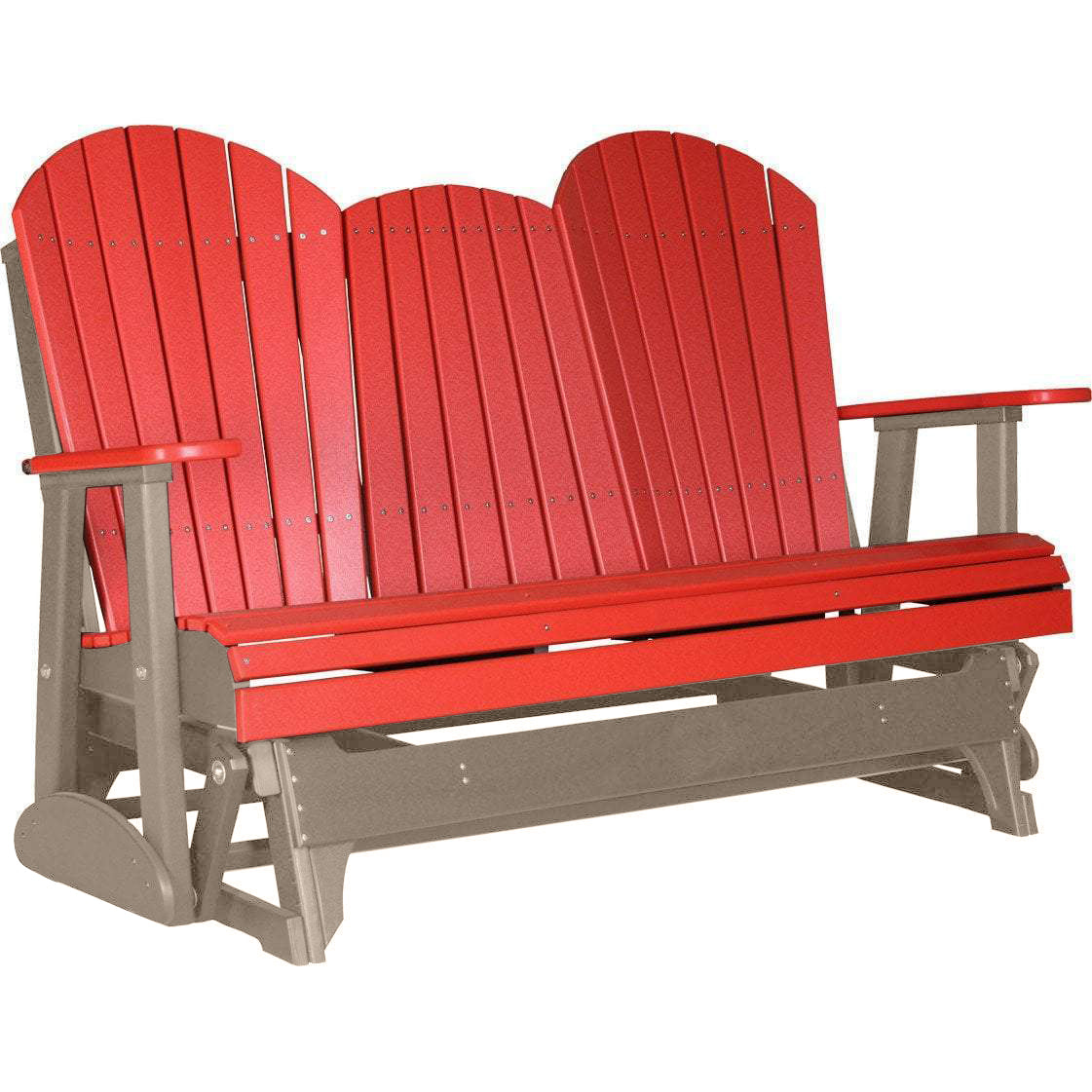 Red on Weatherwood