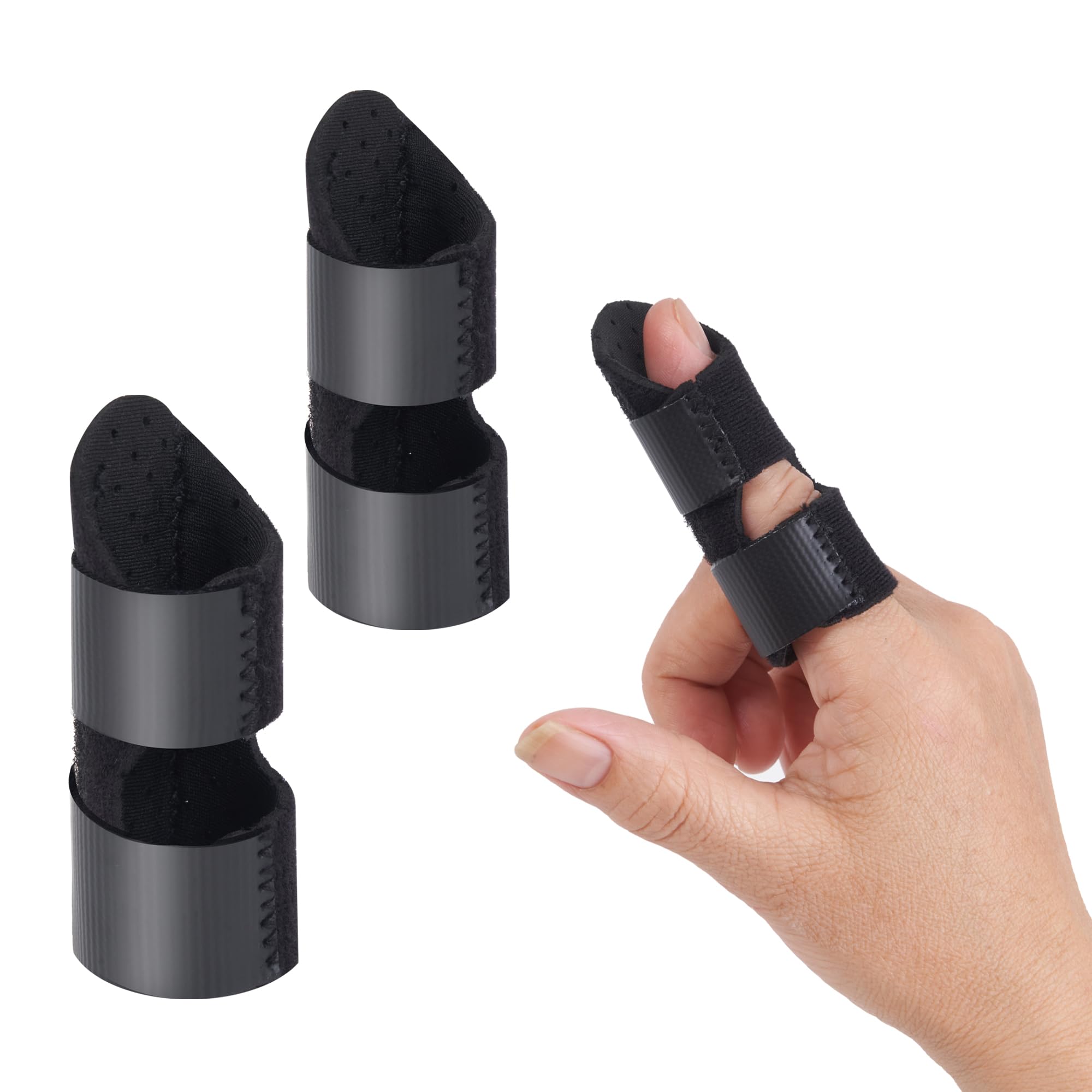 Mallet Finger Splint for Pain Relief - Adjustable Trigger Finger Brace for Thumb, Index, Middle, Ring & Pinky - Ideal for Typing, Gaming & Injury Recovery
