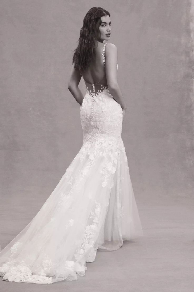 Wtoo Elora Gown – Elegant Lace Wedding Dress for Brides | Perfect for Beach, Church & Formal Ceremonies