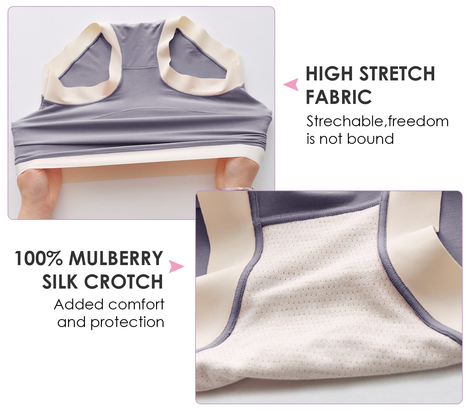 AIEOE Maternity Panties Over the Belly - Modal High Waisted Pregnancy Underwear for Comfort & Support - Over Bump 3 Pack (L-2XL) - Perfect for Daily Wear, Sleeping & Postpartum Recovery