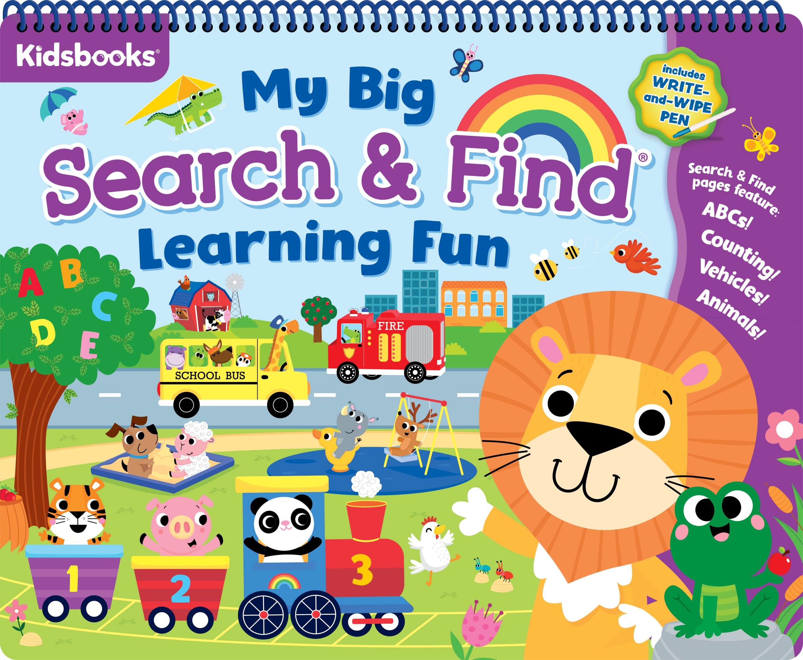 My Big Search & Find Learning Fun Pad - Giant Floor Activity Mat for Kids | Educational Puzzle Game for Toddlers & Preschoolers | Perfect for Playrooms, Classrooms & Family Game Nights