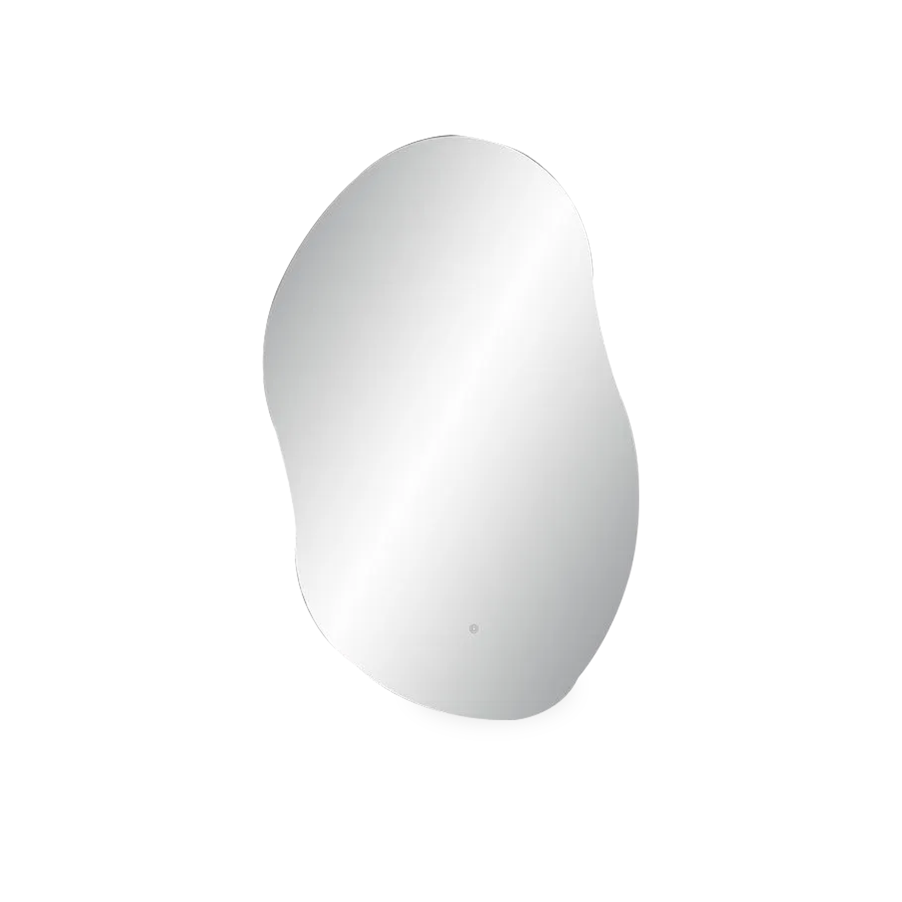 Organic Backlit LED Wall Mirror with Adjustable Brightness - Perfect for Vanity, Makeup, and Home Decor