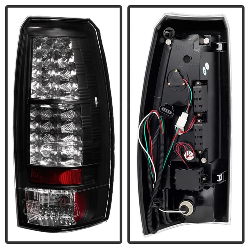 Spyder Auto 5032461 LED Tail Lights Black/Clear - High-Performance Brake Lights for Trucks & SUVs