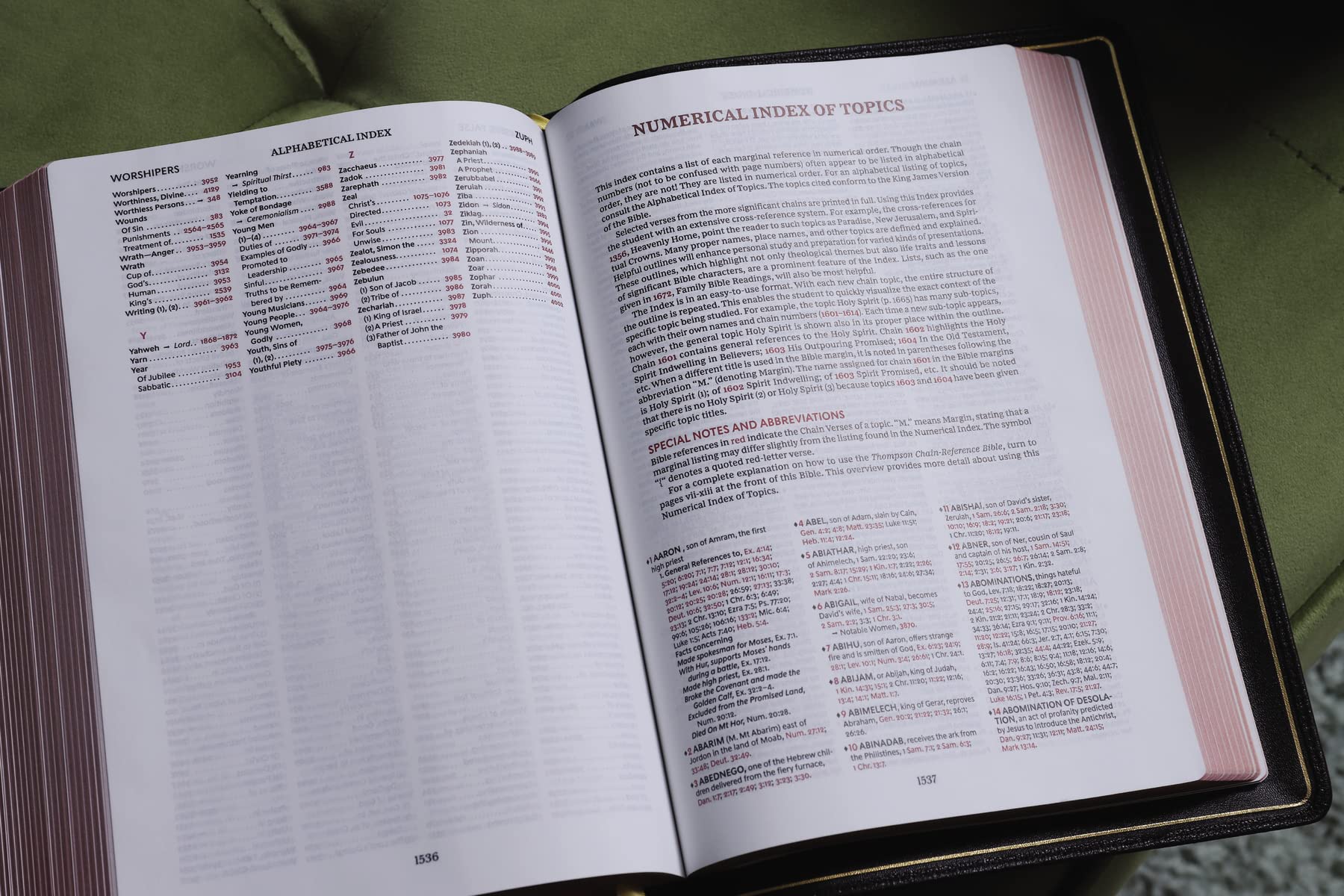 KJV Thompson Chain-Reference Bible - Premium Goatskin Leather, Black (Premier Collection) with Art Gilded Edges & Comfort Print - Perfect for Personal Study, Church Use & Gift Giving