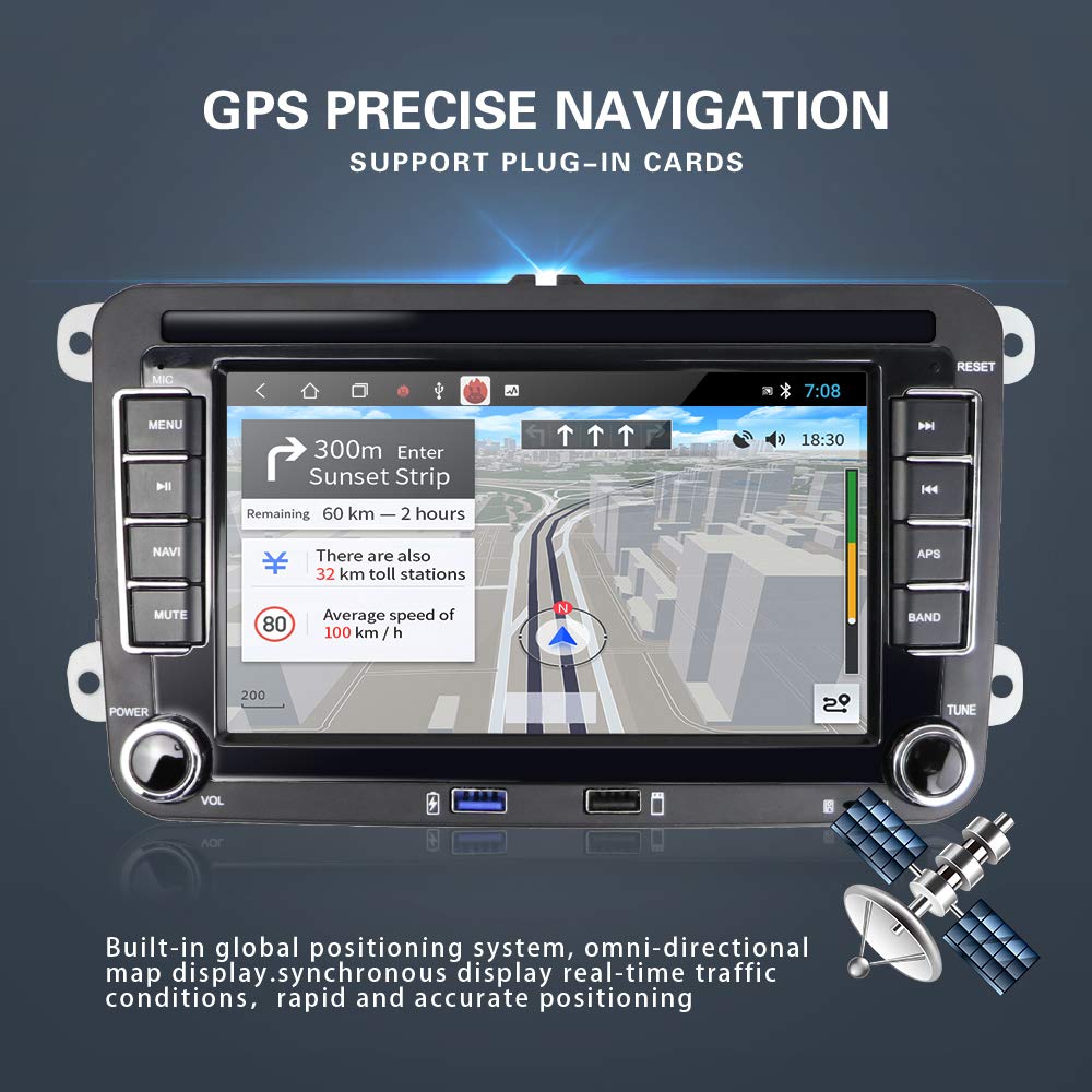 2G+32G Android Car Stereo with Wireless CarPlay & Android Auto - 7