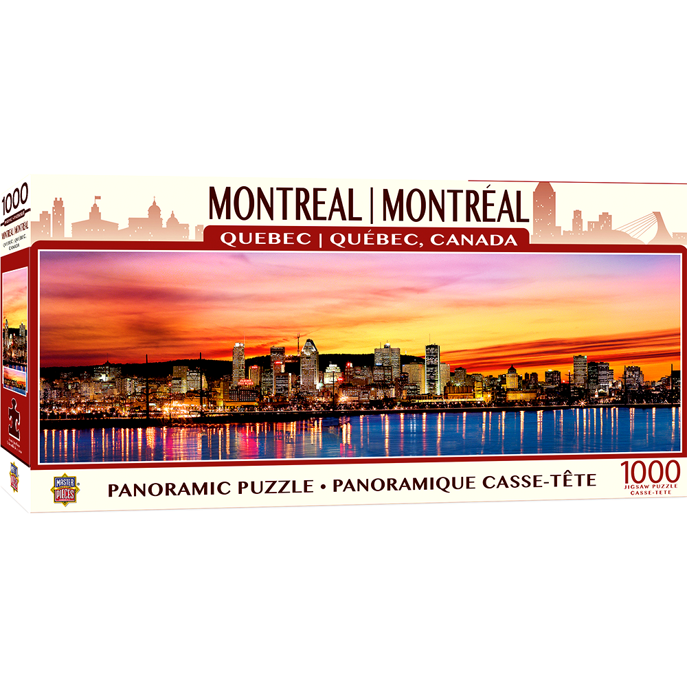 1000-Piece Cities of Canada Panoramic Jigsaw Puzzle for Adults - Stunning Canadian Landmarks Scenery - Perfect for Family Game Night & Home Decor