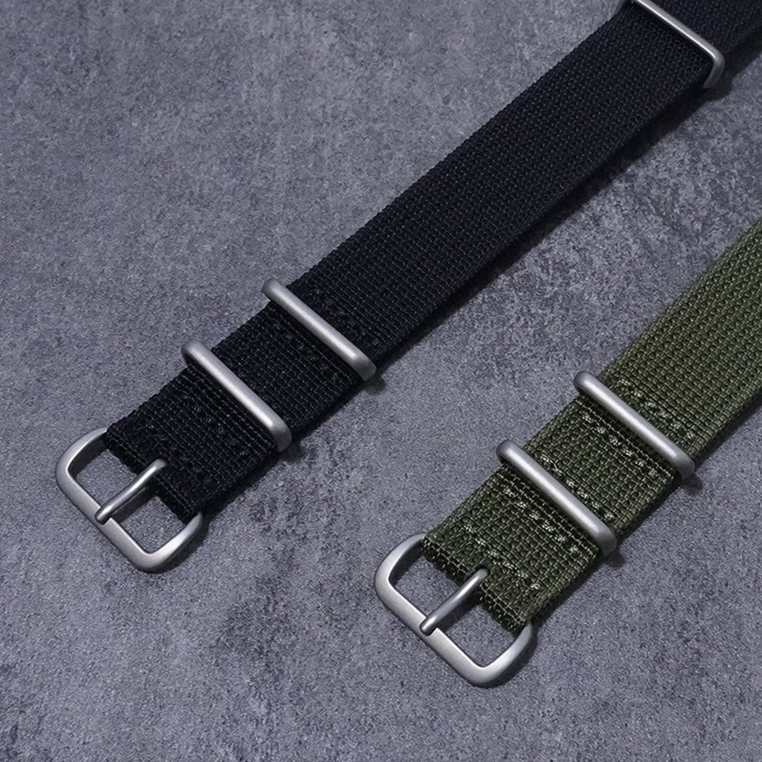 VWB101 20mm & 22mm NATO Nylon Watch Straps - Durable Military Style Replacement Bands for Smartwatches & Classic Timepieces - Perfect for Outdoor, Casual & Everyday Wear