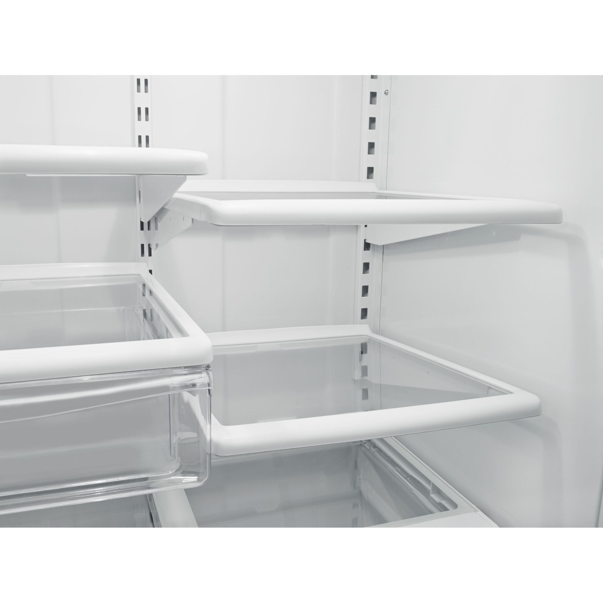 Whirlpool WRB322DMBW 36 Inch Bottom Freezer Refrigerator - Energy Star Certified, White Exterior & Interior | Perfect for Kitchens, Apartments & Small Spaces