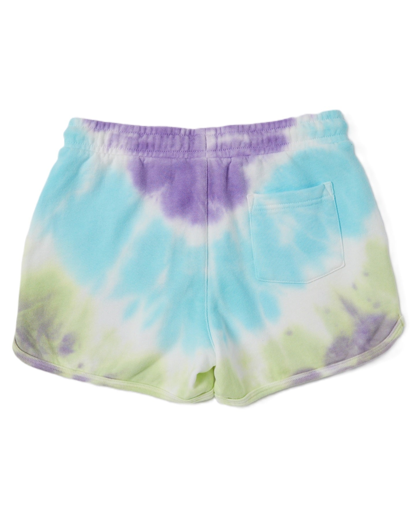 Santa Cruz TTE Dot Tie Dye Girls' Running Shorts - Comfortable Athletic Track Shorts for Teens, Yoga, Gym & Casual Wear