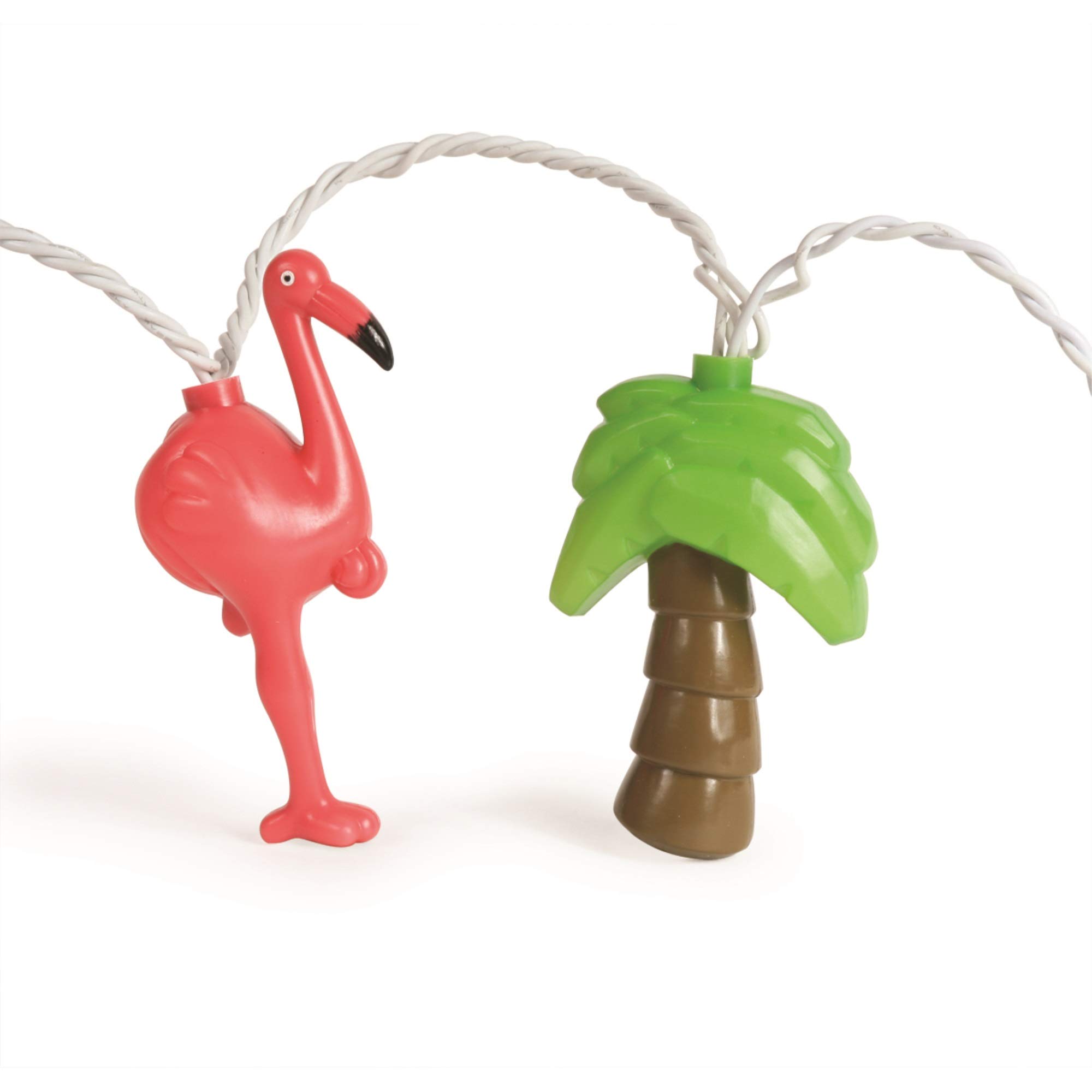 Flamingo Party Lights - Tropical Themed LED String Lights for Outdoor & Indoor Decor - Perfect for Pool Parties, Luau Events, and Summer Celebrations