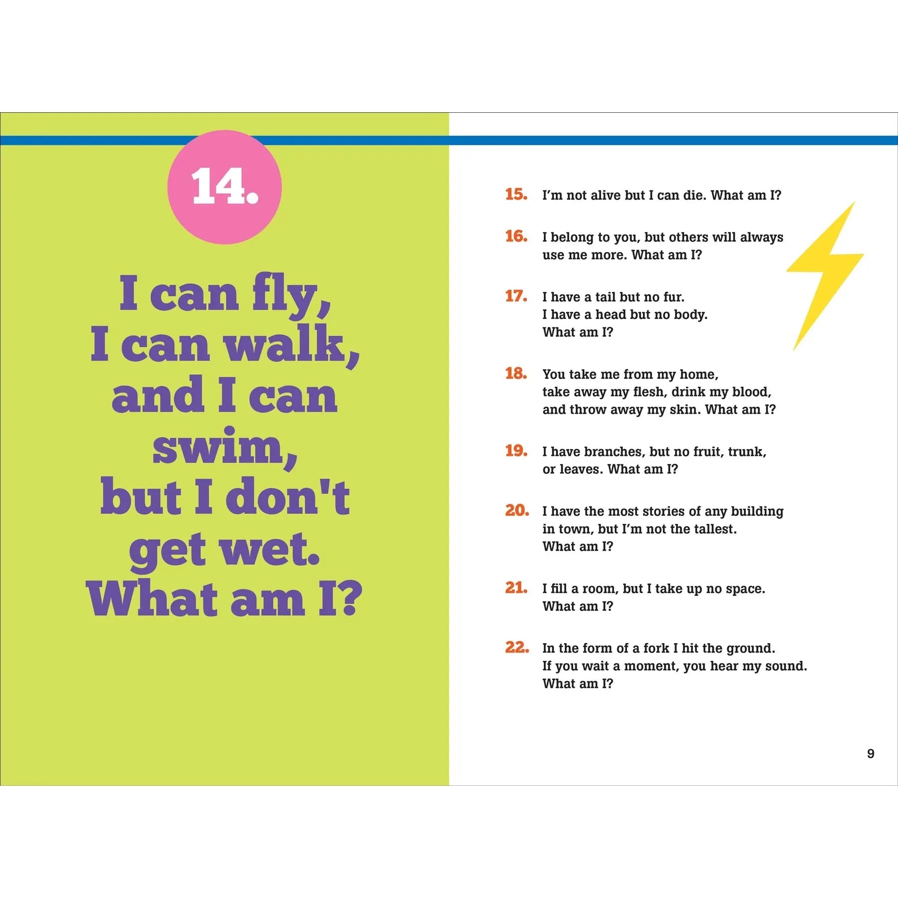 500 Fun and Challenging Riddles for Clever Kids - Brain Teasers for Family Game Night & Road Trips