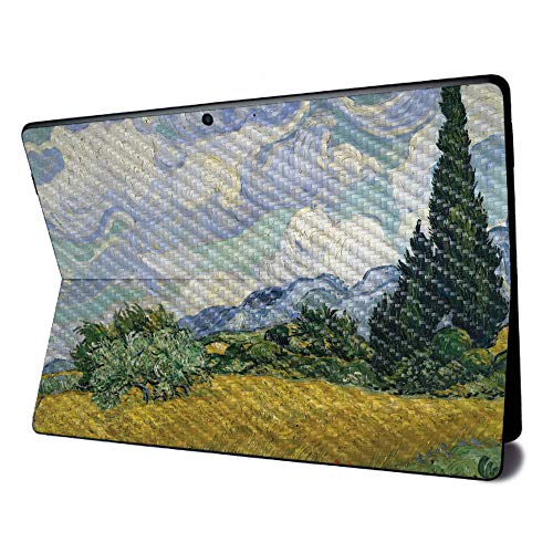Wheatfield With Cypresses