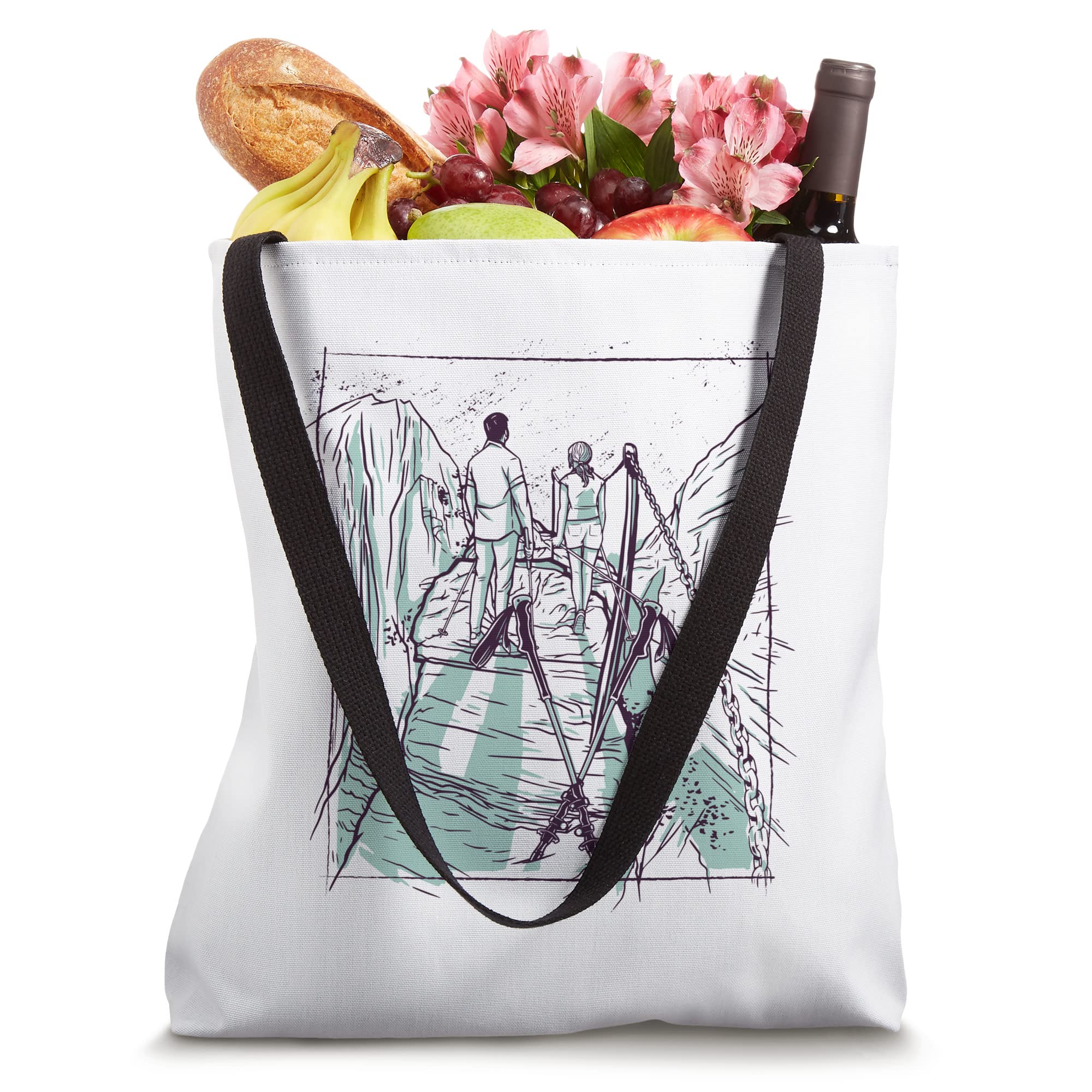 Premium Hiking Tote Bag for Men & Women - Durable Mountain Walking Backpack - Perfect for Outdoor Adventures, Camping & Travel Accessories