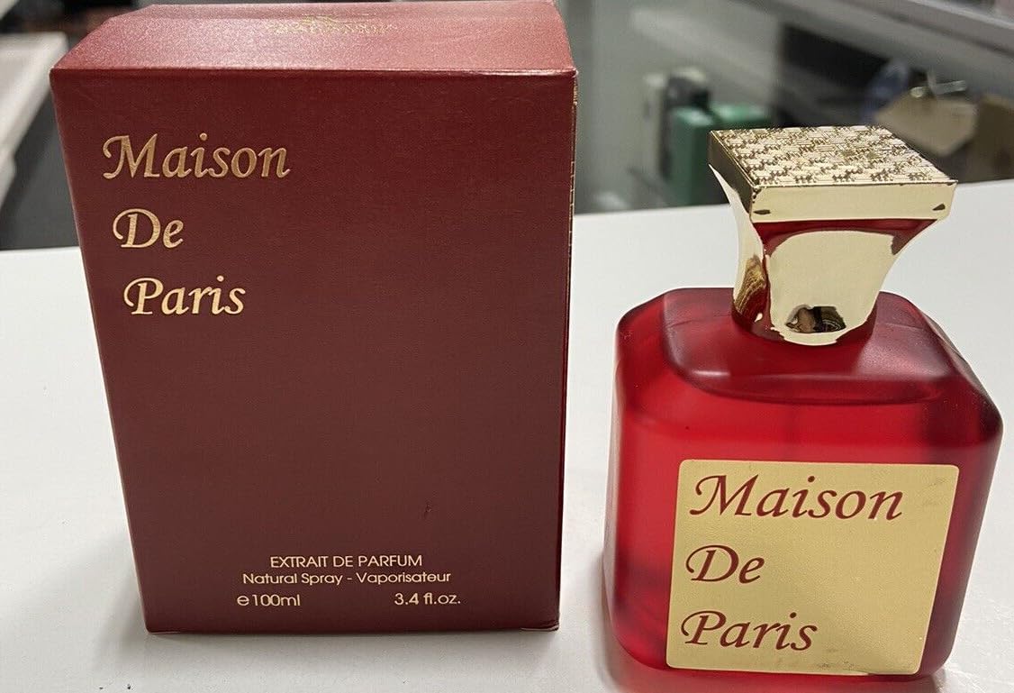 Maison De Paris Eau De Parfum for Men & Women - 3.4 fl.oz Luxury Perfume Cologne | Perfect for Date Night, Office & Special Occasions