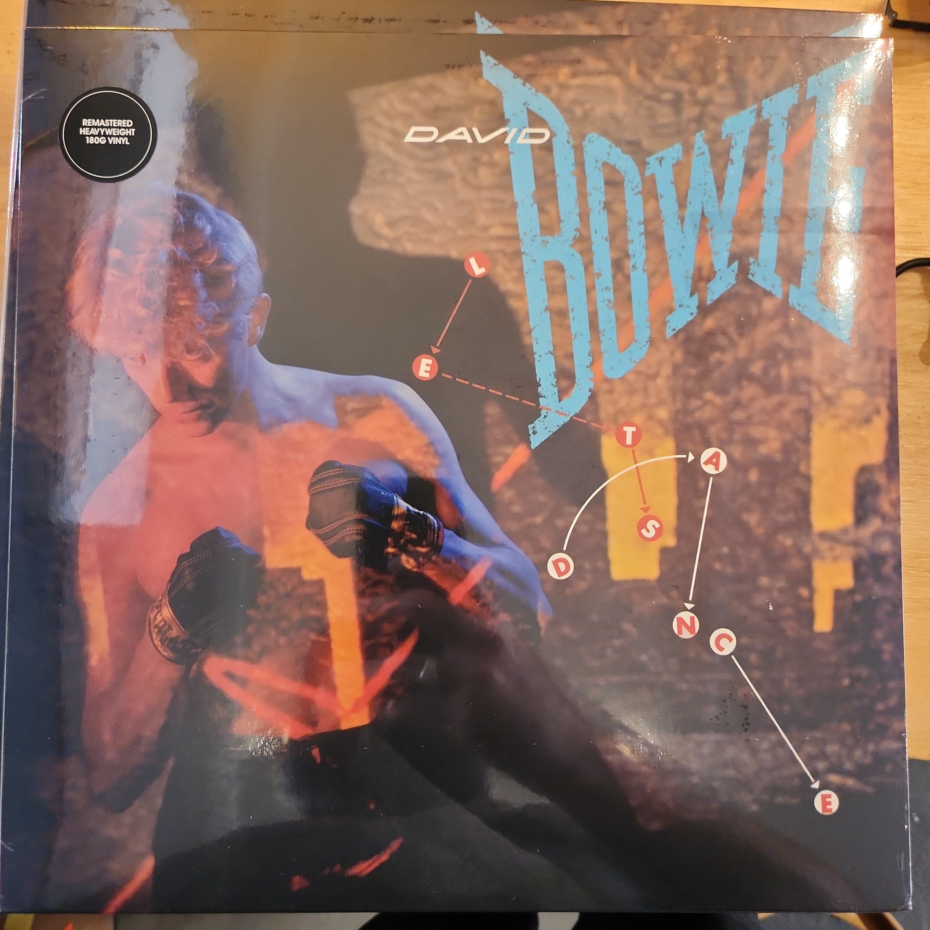 David Bowie Let's Dance Vinyl LP Record - Classic 80s Rock Album for Music Collectors & Home Listening