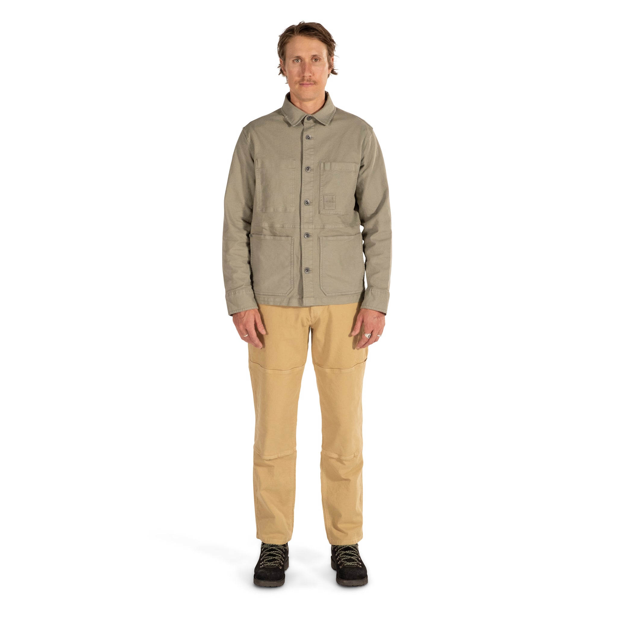 Men's Utility Jacket - Durable & Stylish Outdoor Workwear for Hiking, Camping & Everyday Wear