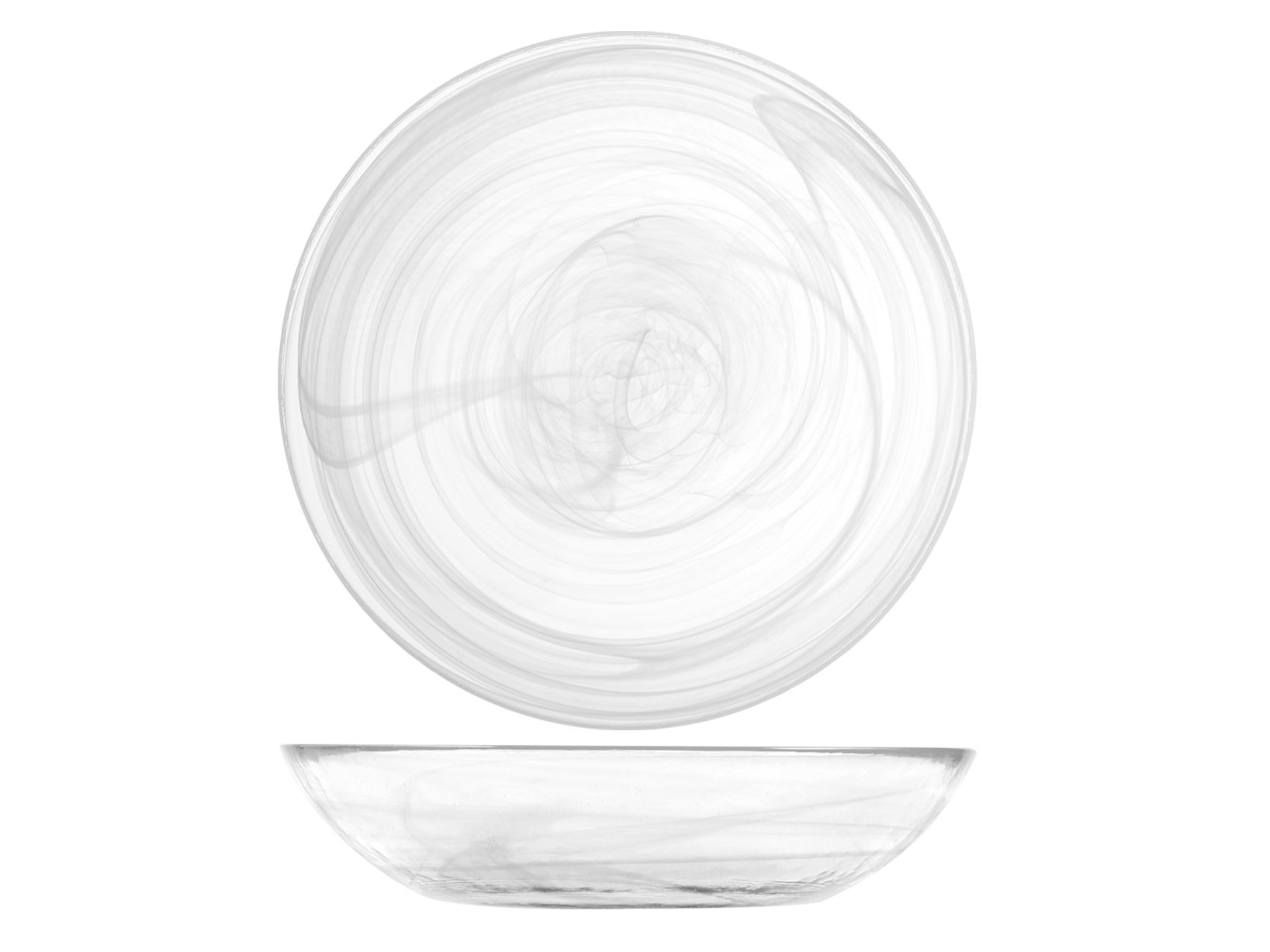 H & H Alabaster 6-Piece White Soup Plate Set – Elegant Dinnerware for Formal Dining, Restaurants & Special Occasions