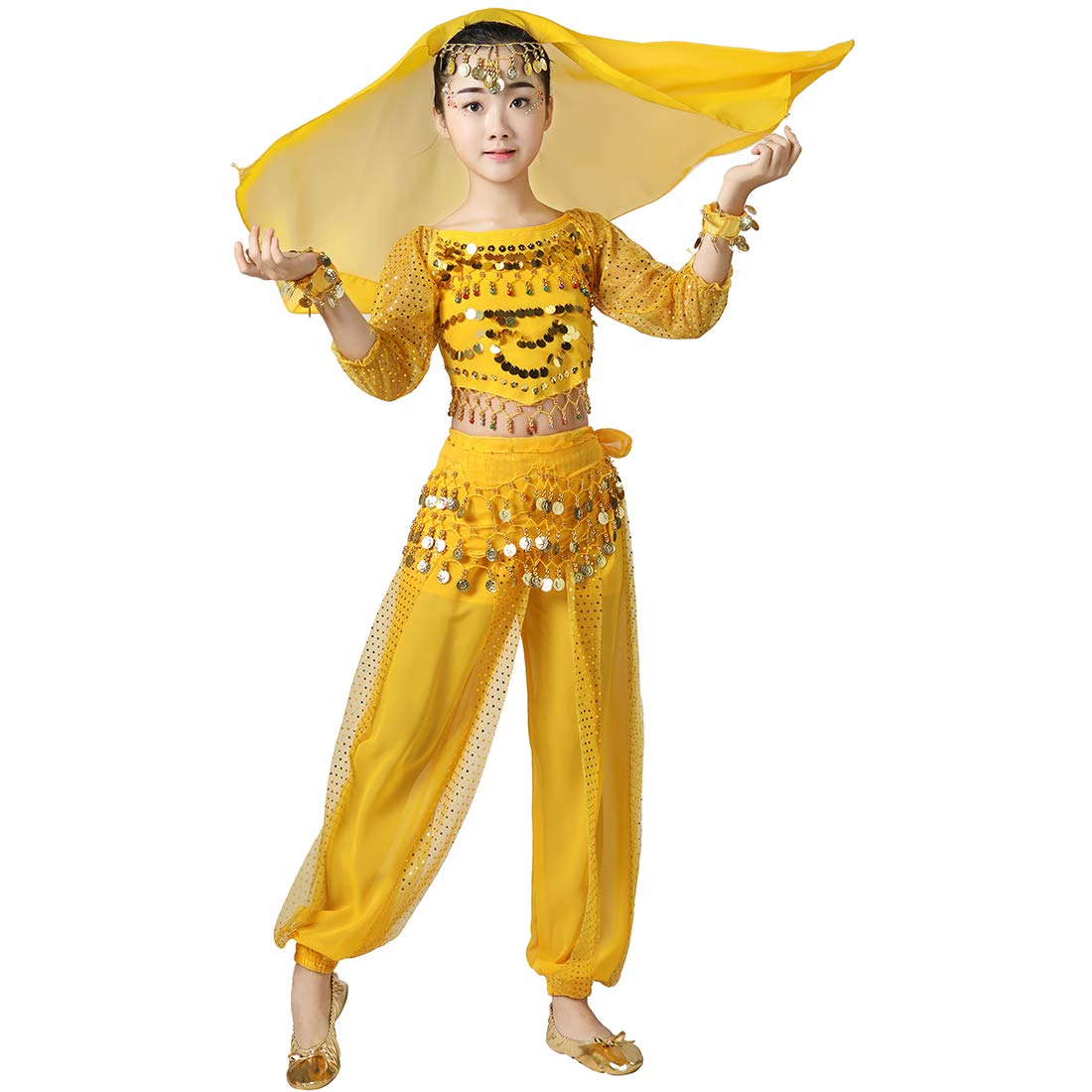 Stunning Belly Dance Costume for Women - Arabian Princess Party Dress for Carnival & Performance | Perfect for Halloween, Cosplay & Stage Shows
