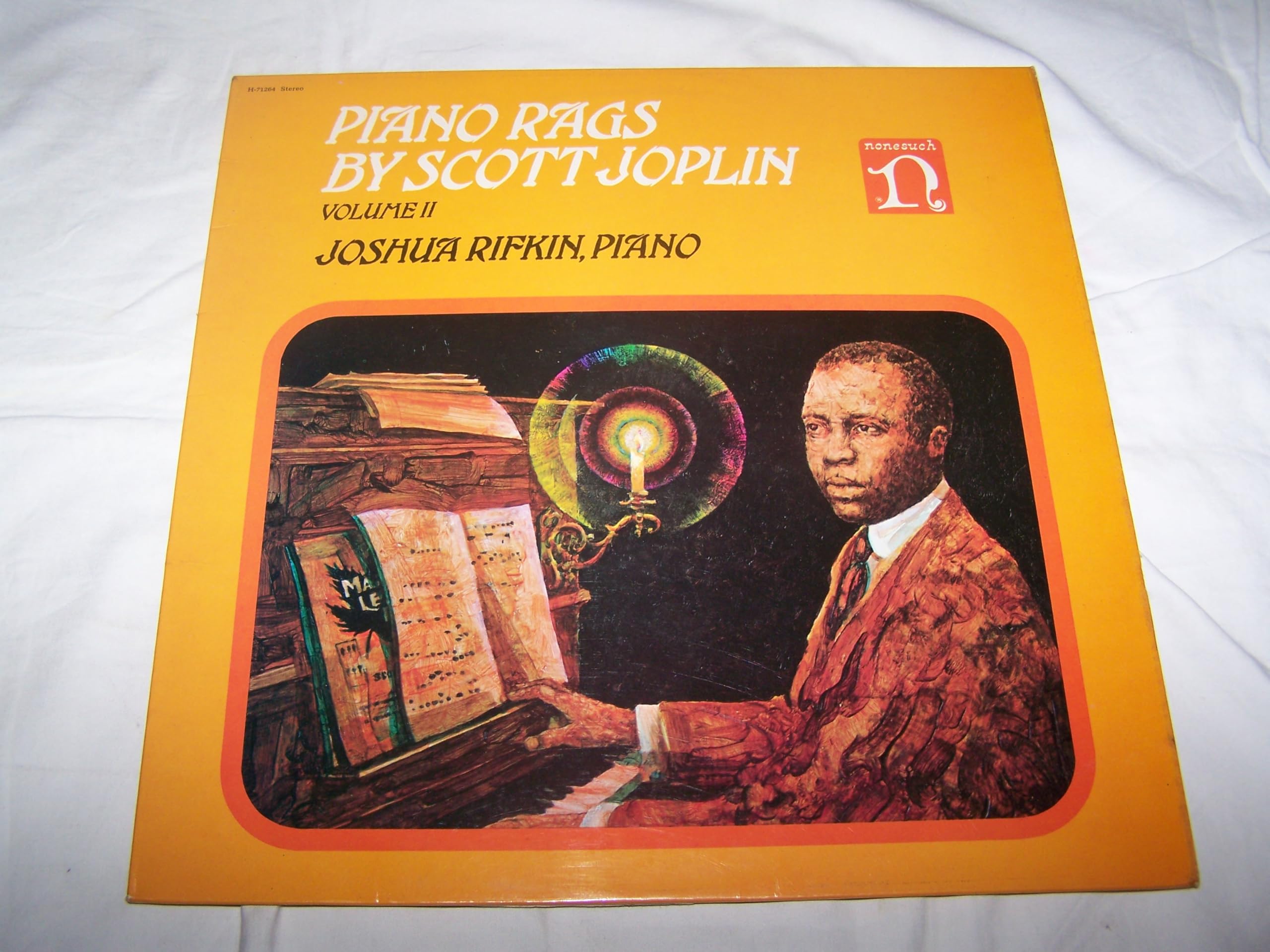 Joshua Rifkin - Piano Rags by Scott Joplin Volume II (Nonesuch Records 1972 Vinyl LP) | Used Vintage Record | H-71264 Reissue | Sterling RL Bob Ludwig | Rose Leaf Rag, Bethena, Eugenia | Perfect for Jazz Collectors & Vinyl Enthusiasts