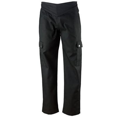 Chef Revival Women's Cargo Chef Pants - Black X Small | Professional Kitchen Work Pants for Female Chefs & Culinary Students