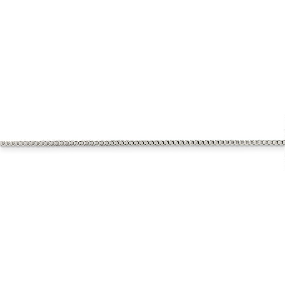 925 Sterling Silver 1.25mm Box Chain Necklace for Women & Men - Durable Lobster Clasp Jewelry Gift for Anniversary, Birthday & Everyday Wear