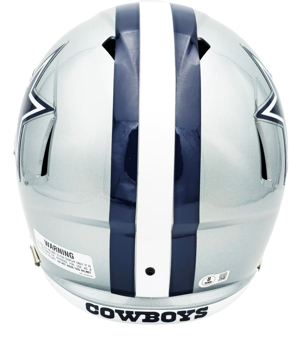 Dez Bryant Autographed Dallas Cowboys Speed Replica Helmet - Limited Edition NFL Collectible for Fans, Sports Memorabilia & Man Cave Decor