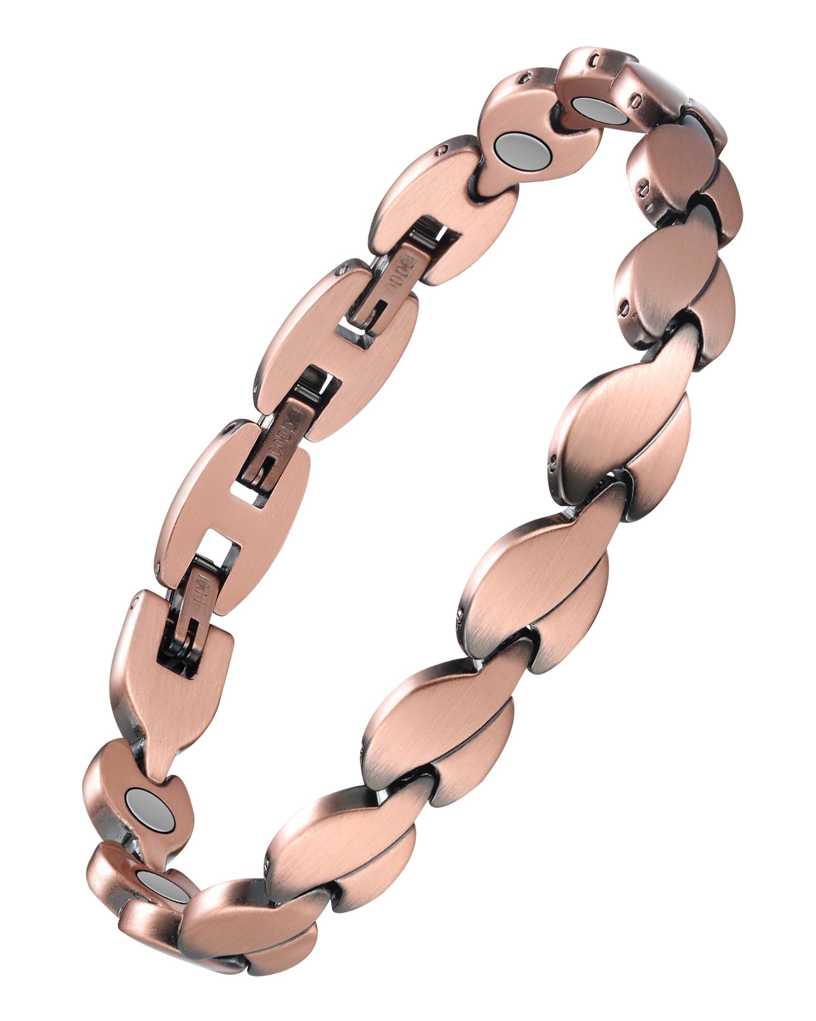 Jecanori Copper Magnetic Bracelets for Women - Adjustable Sizing Tool Included - Stylish & Comfortable for Everyday Wear, Yoga, Work & Travel