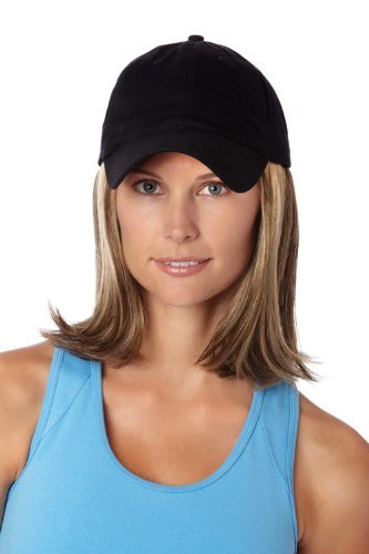 Henry Margu Hair Accents Classic Baseball Cap Wig (27AH - Dark Strawberry Blonde/Dark Blonde Highlights) | Comfortable Synthetic Hair Topper for Women | Perfect for Daily Wear, Outdoor Activities & Hair Loss Solutions