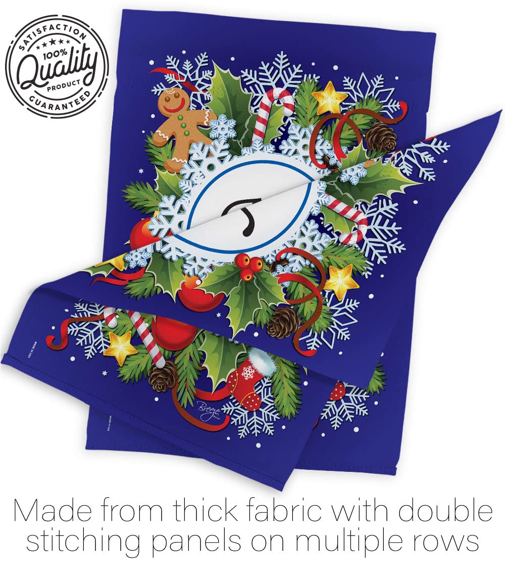 Breeze Decor Winter Wonderland House Flag Set 28x40