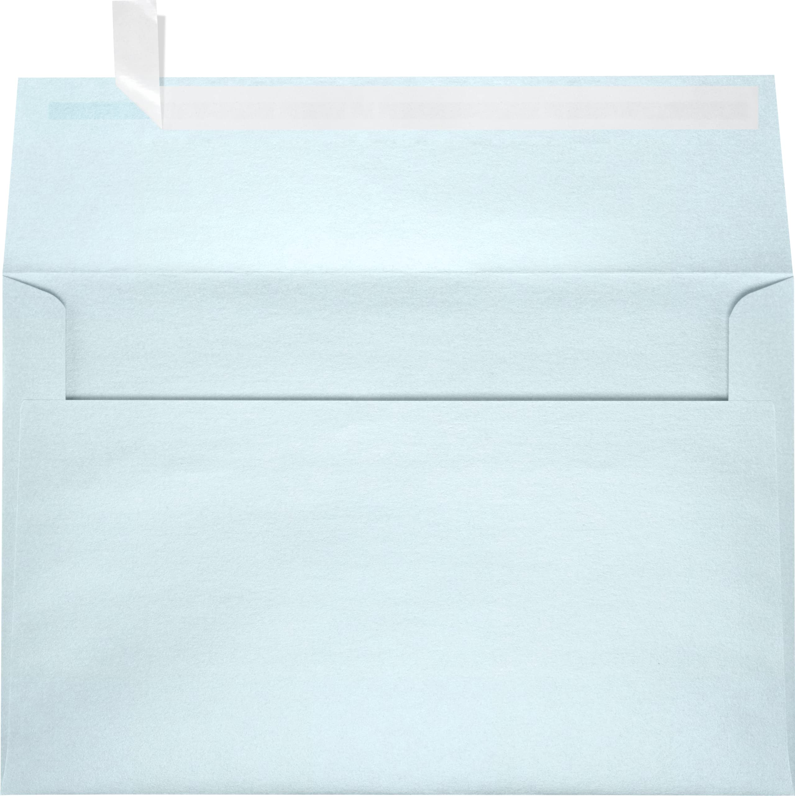 Premium 80 lb. Aquamarine Metallic A9 Invitation Envelopes (5 3/4