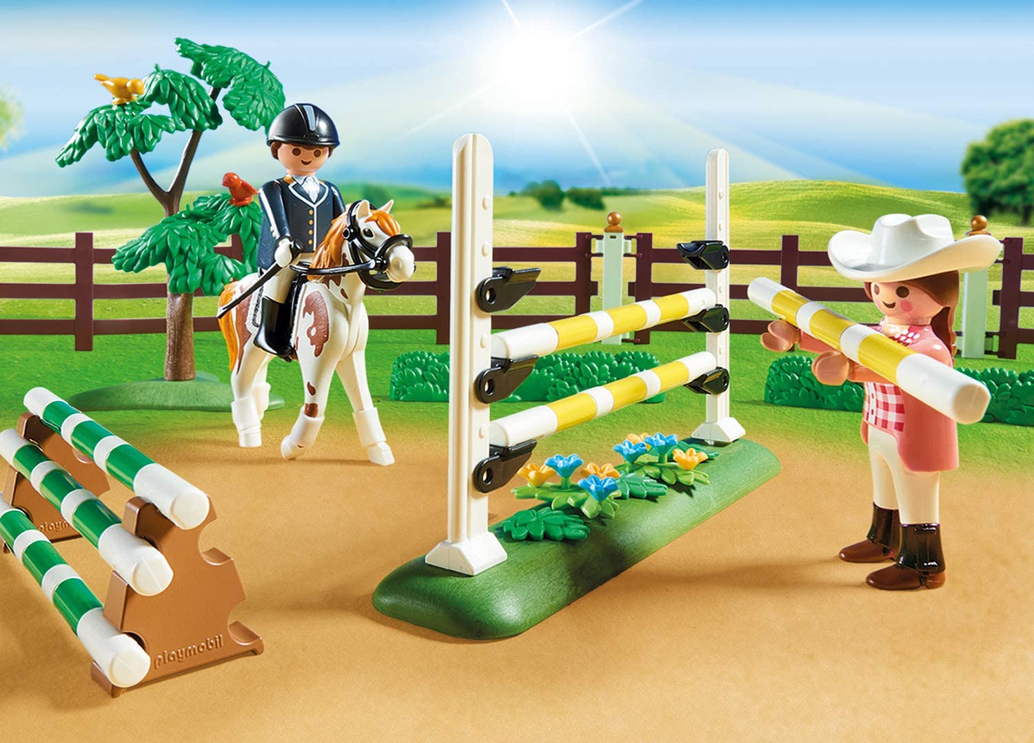 PLAYMOBIL Country Large Equestrian Tournament 70337 - Premium Horse Riding Playset for Kids | Perfect for Imaginative Play & Equestrian Adventures