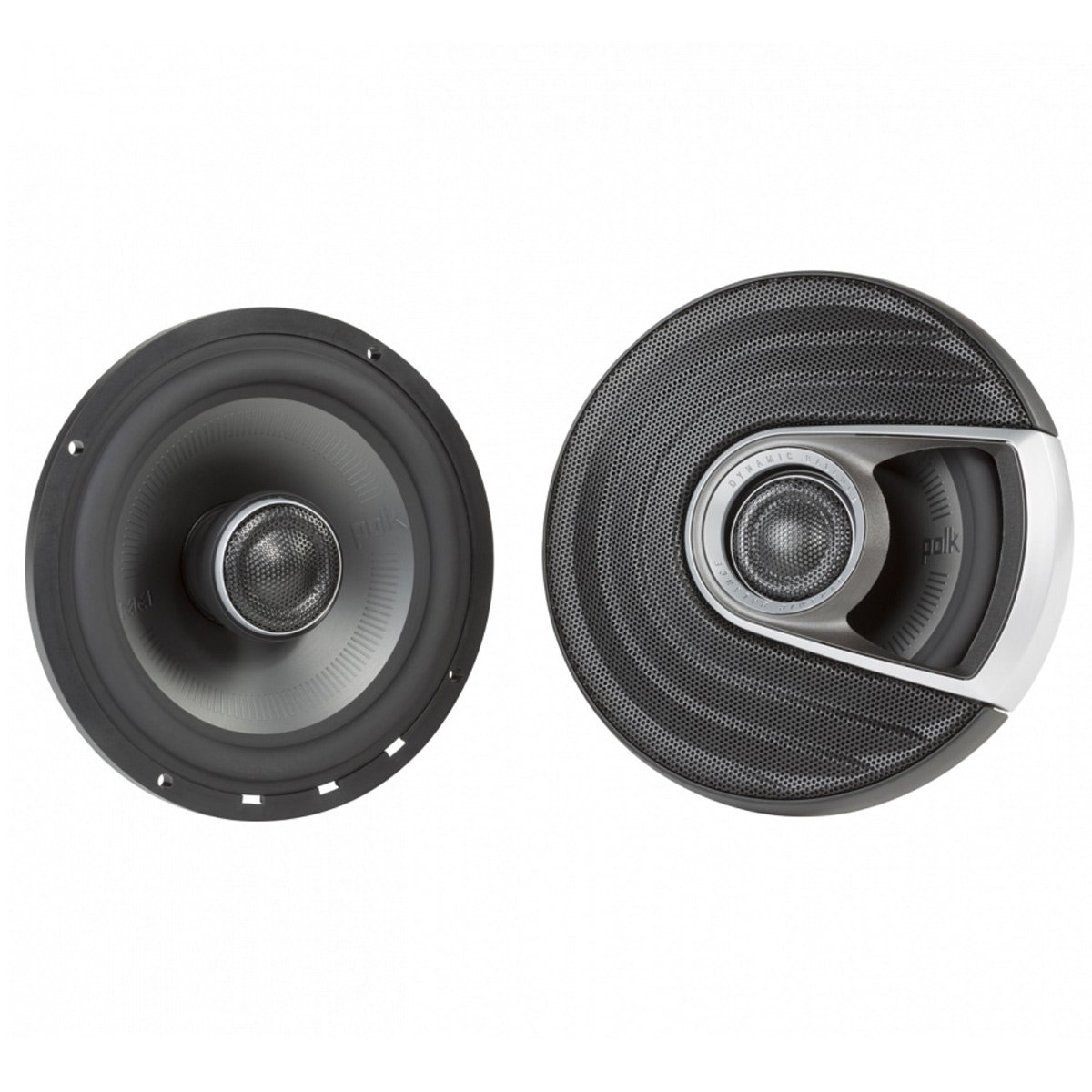 Polk Audio MM1 Series 6.5 Inch 300W Coaxial Marine Boat ATV Car Audio Speakers - Waterproof & Durable for Boating, Off-Roading & Outdoor Adventures